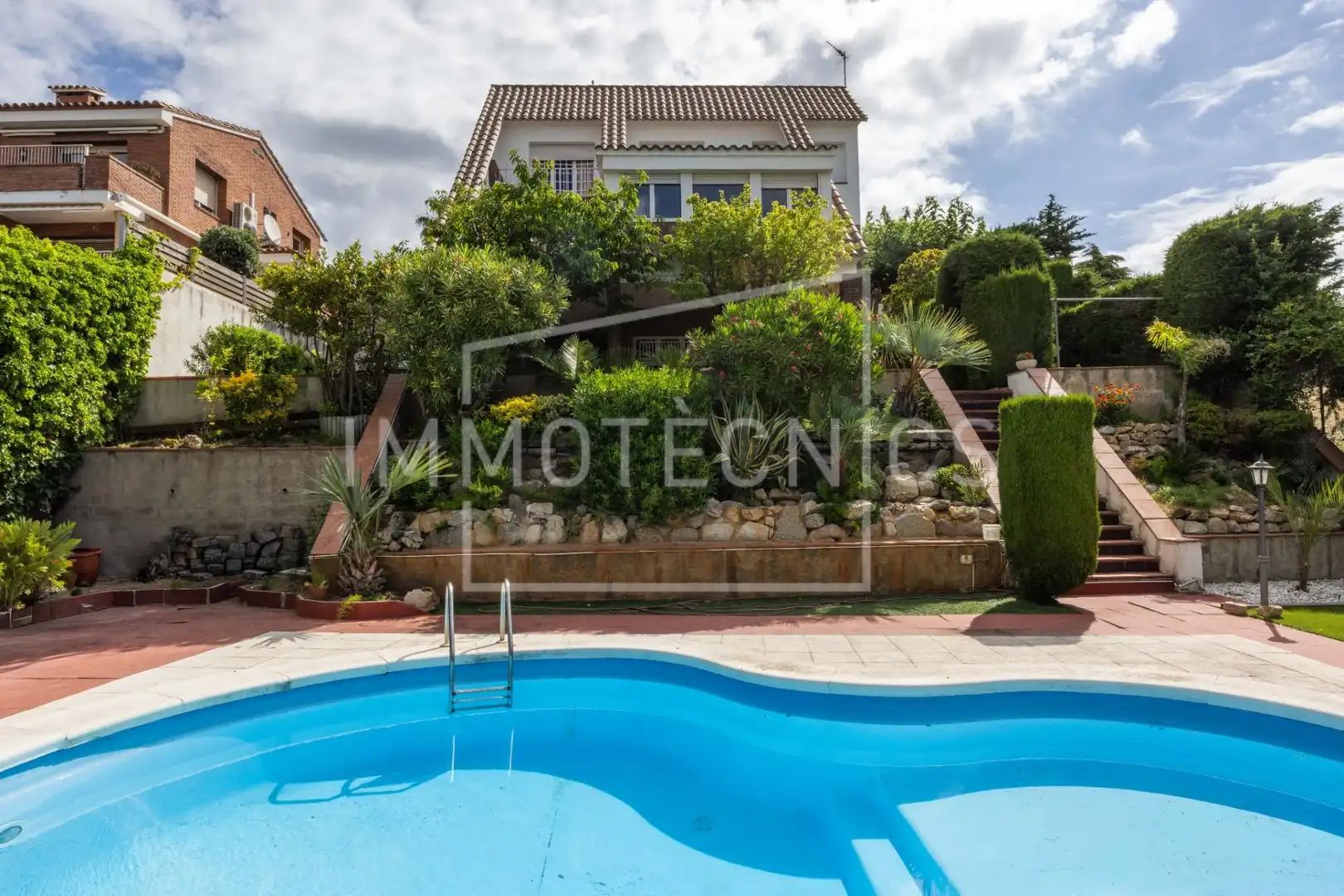 Piscina de Casa o xalet en venda en Canet de Mar amb Calefacció, Jardí privat i Terrassa