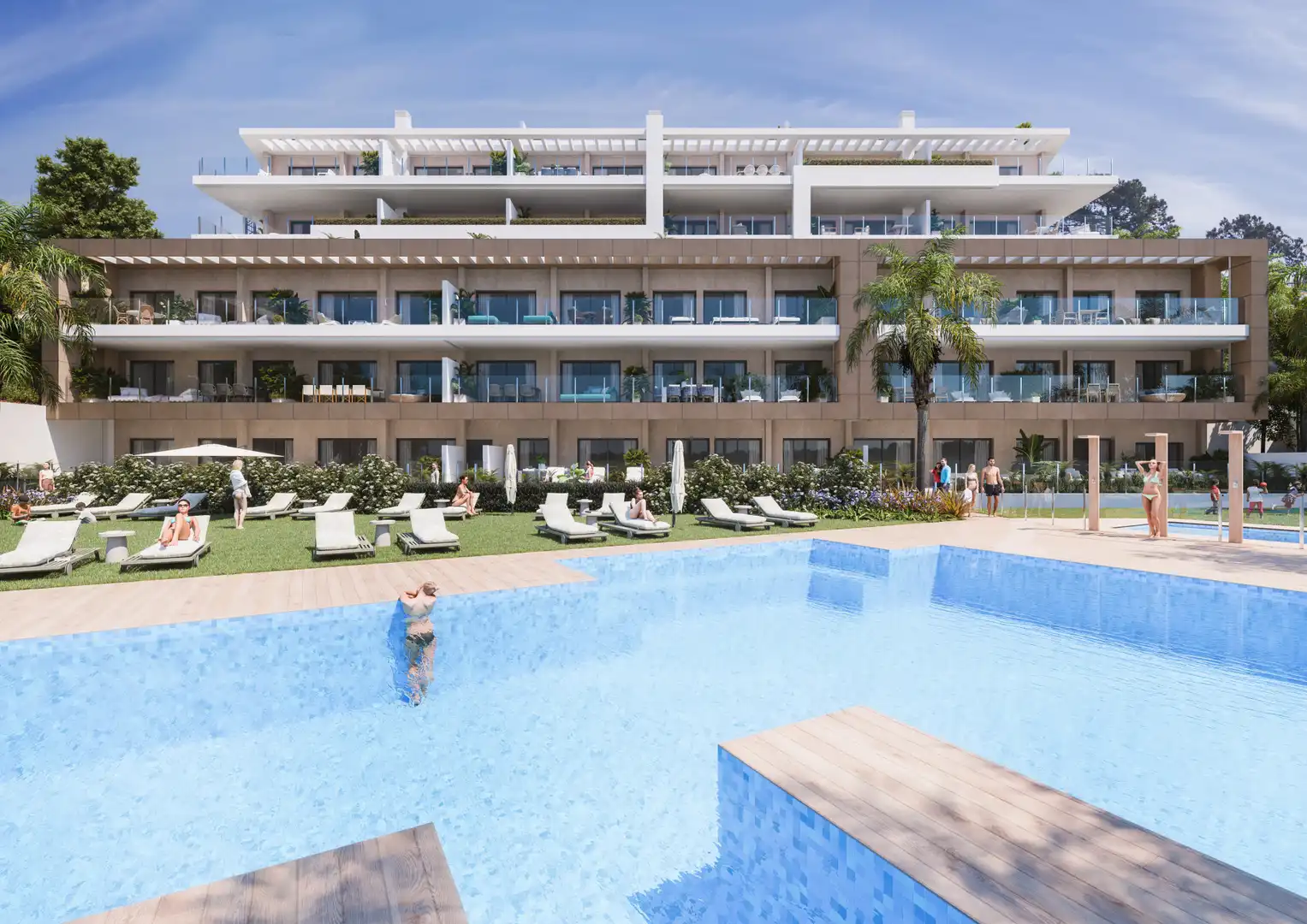 Apartament amb piscina en venda a Altos de Estepona, imagen 2