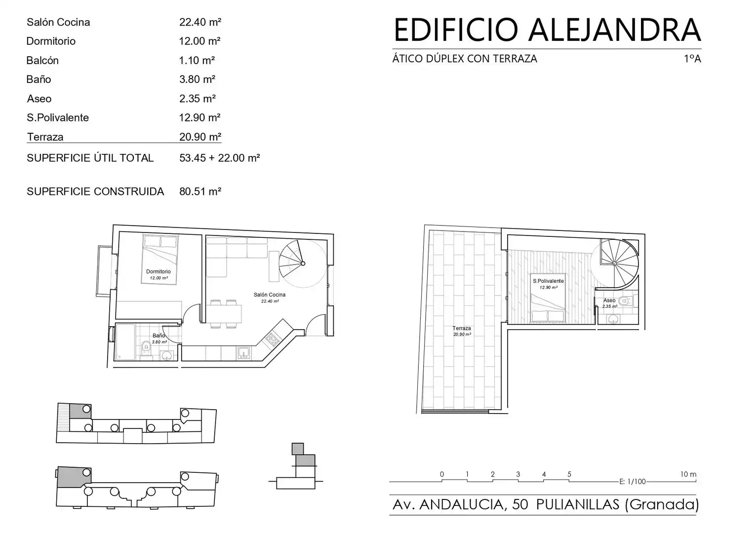 Flat for sale in Avenida Avenida de Andalucía, 50, Pulianas