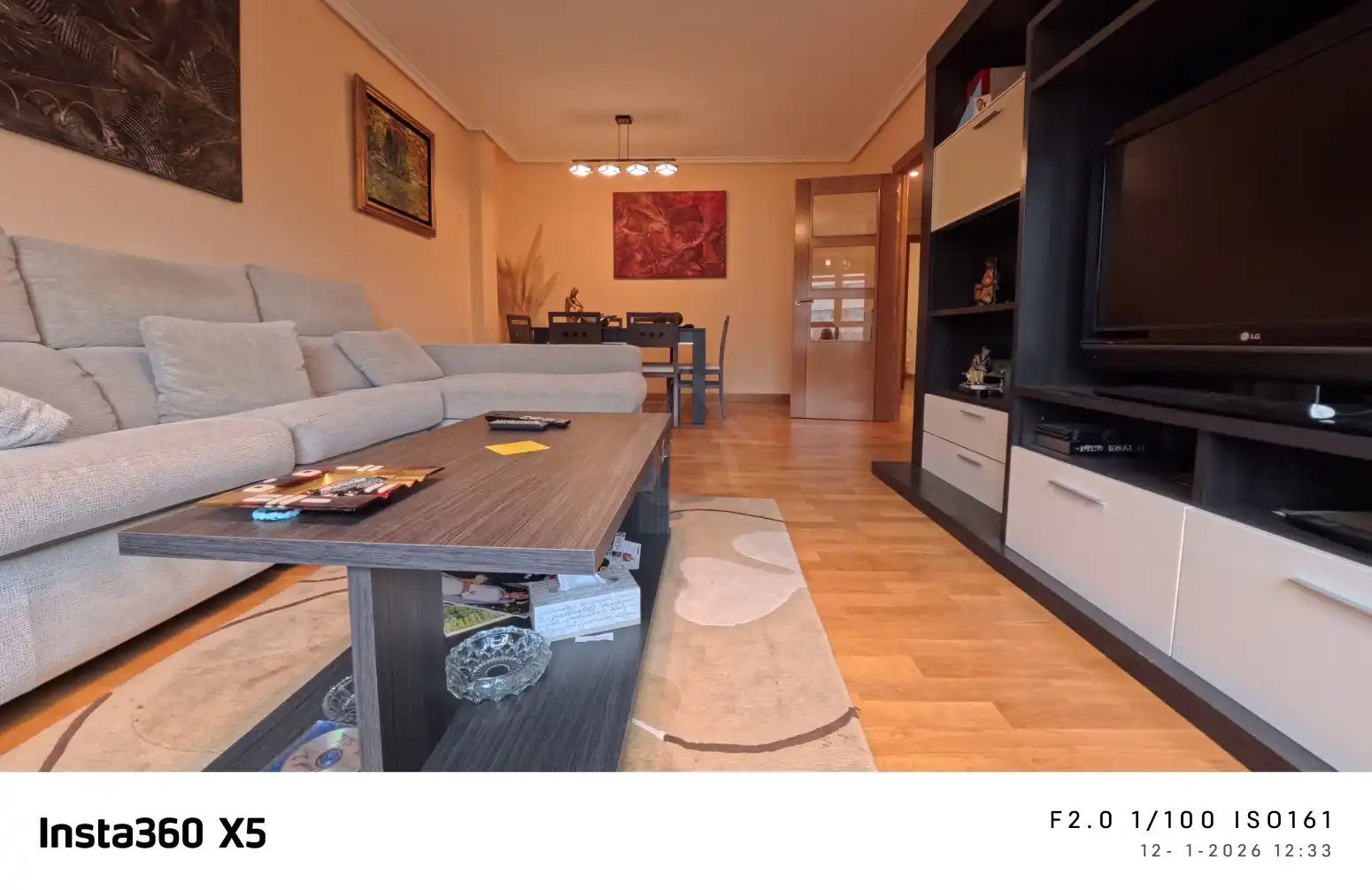 Wohnzimmer von Wohnung zum Verkauf in  Logroño mit Heizung, Privatgarten und Parkett