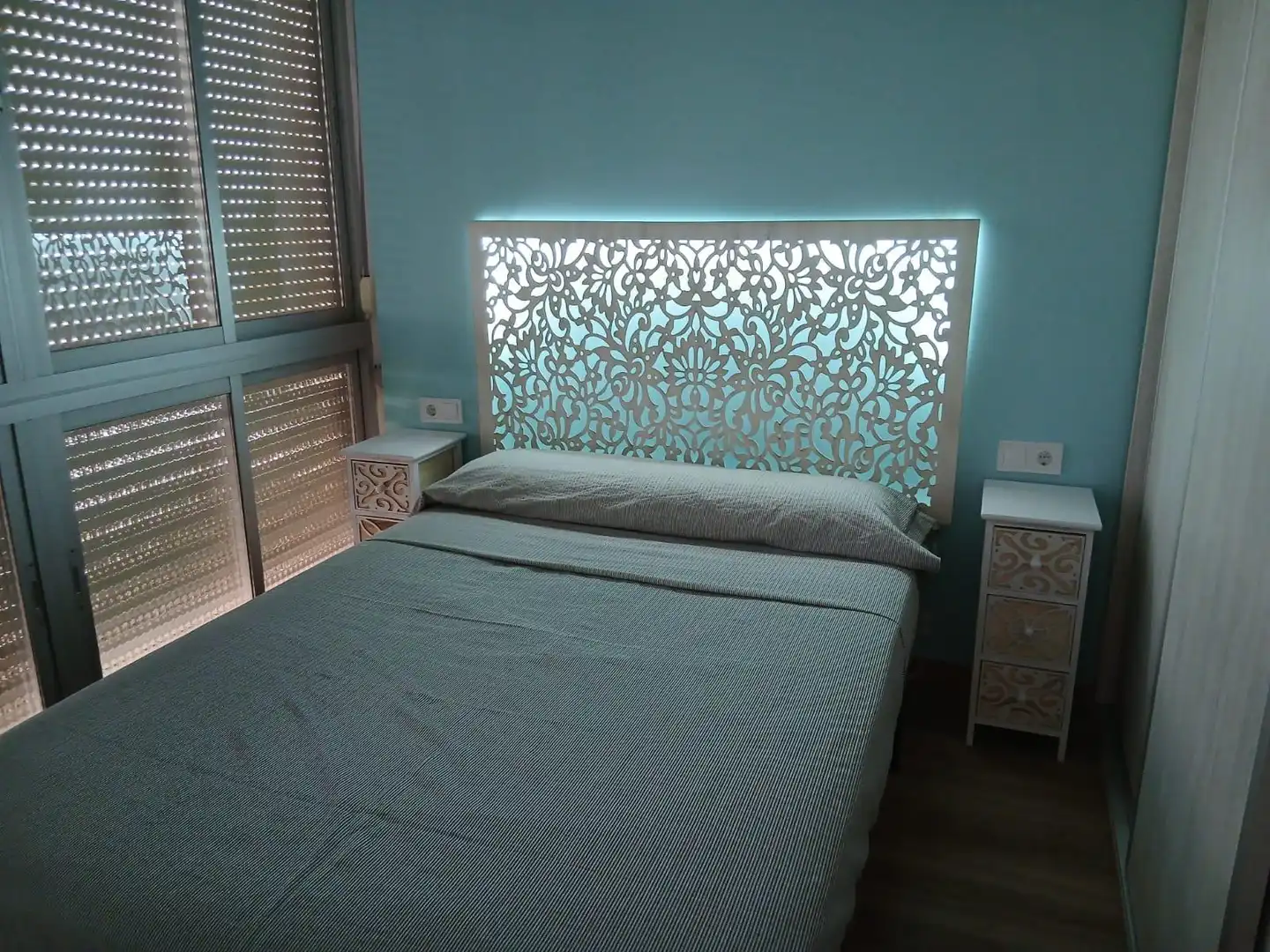 Habitación de Estudio de alquiler en Gandia con Aire acondicionado, Amueblado y Alarma
