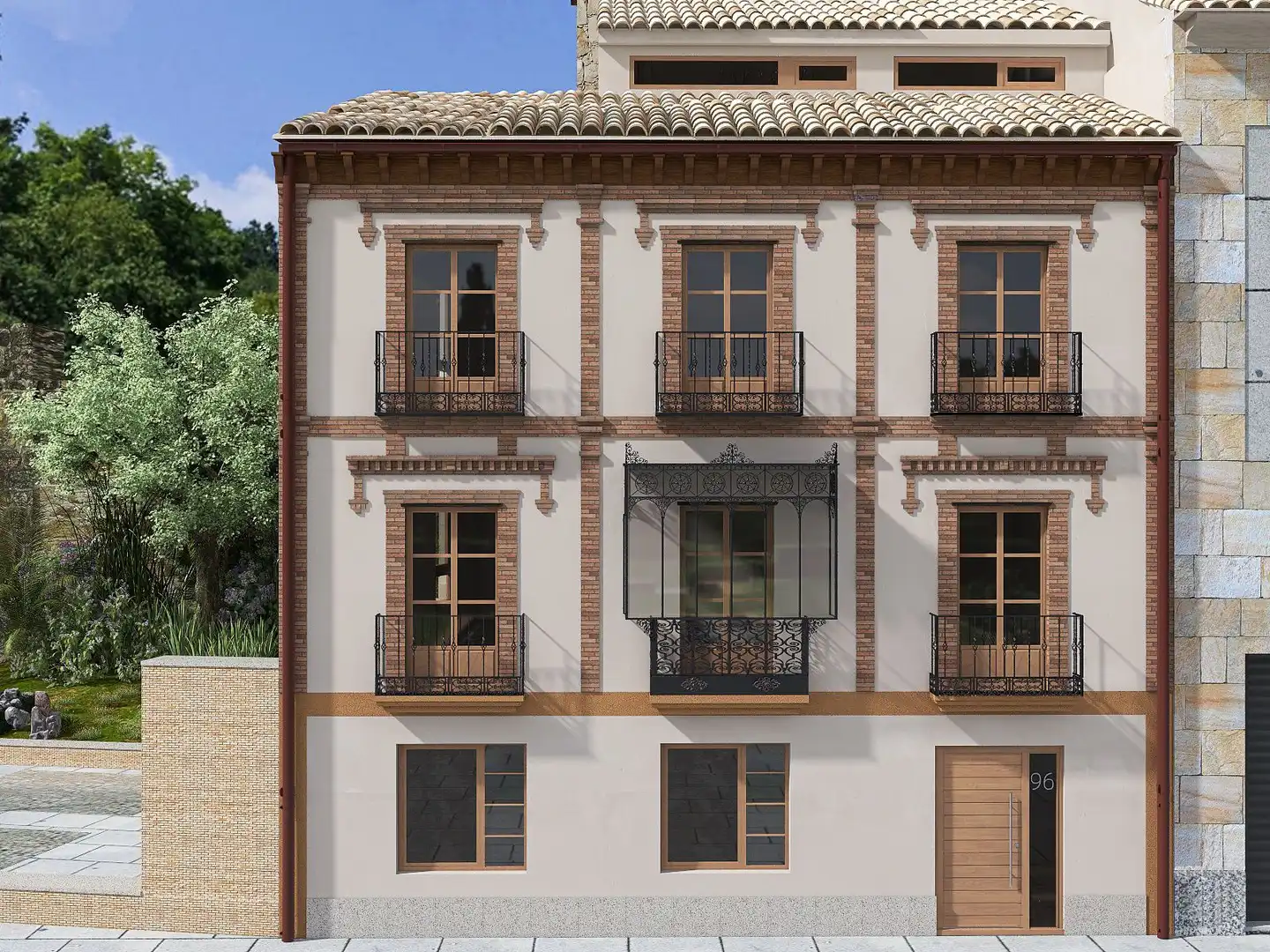 Exterior view of Flat for sale in Salamanca  with Air Conditioner, Heating and Balcony