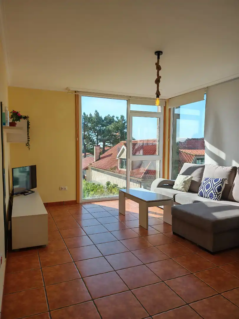 Living room of Apartments for rent in Fisterra  with Furnished, Oven and Washing machine