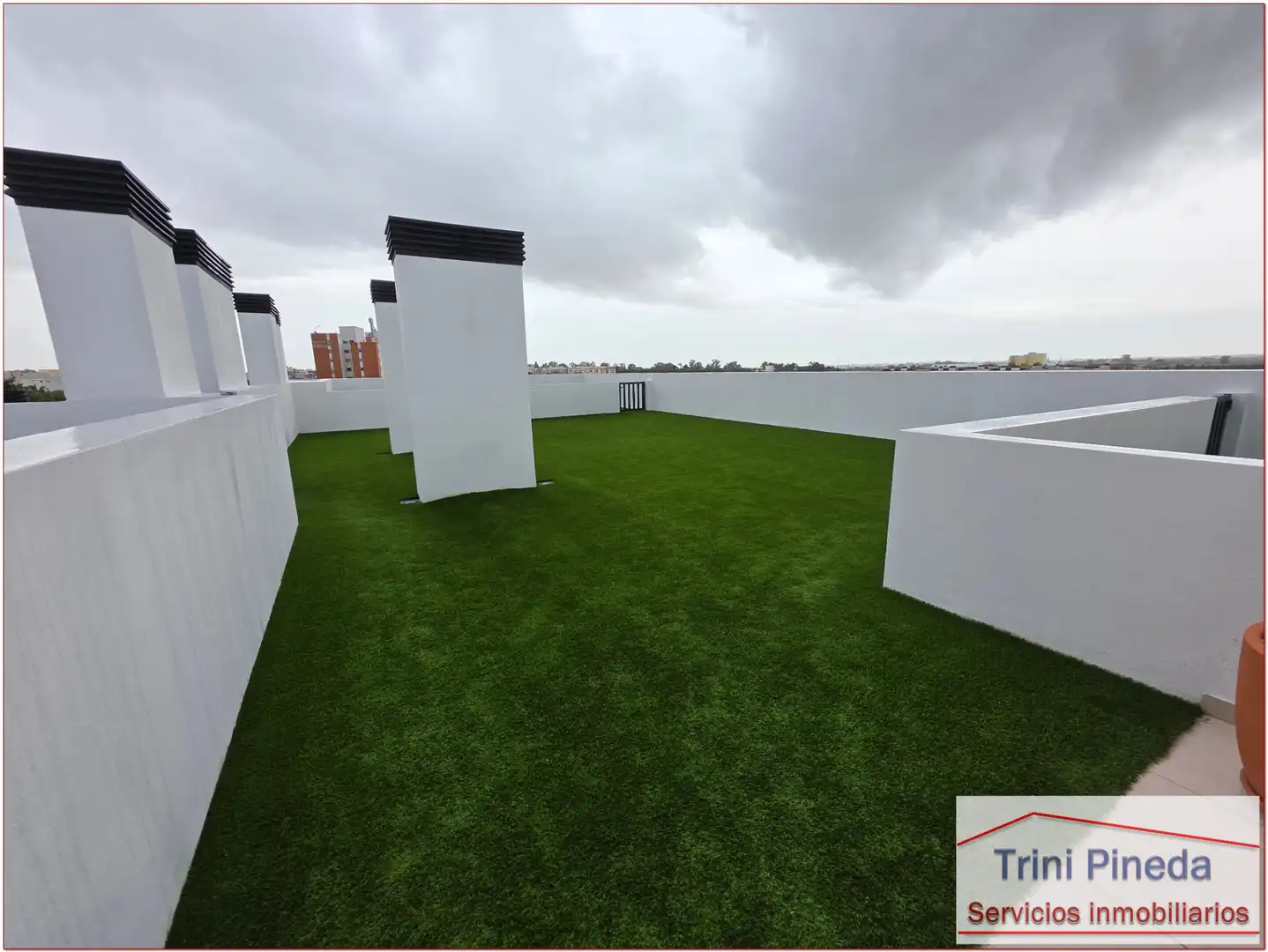 Terraza de Piso de alquiler en Sevilla con Aire acondicionado, Calefacción y Terraza