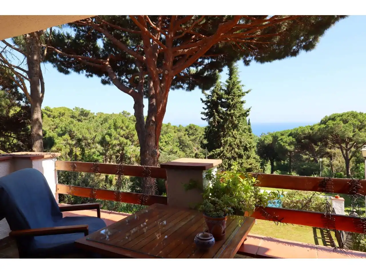 Terrace of Detached homes for sale in Lloret de Mar  with Air Conditioner, Heating and Private garden