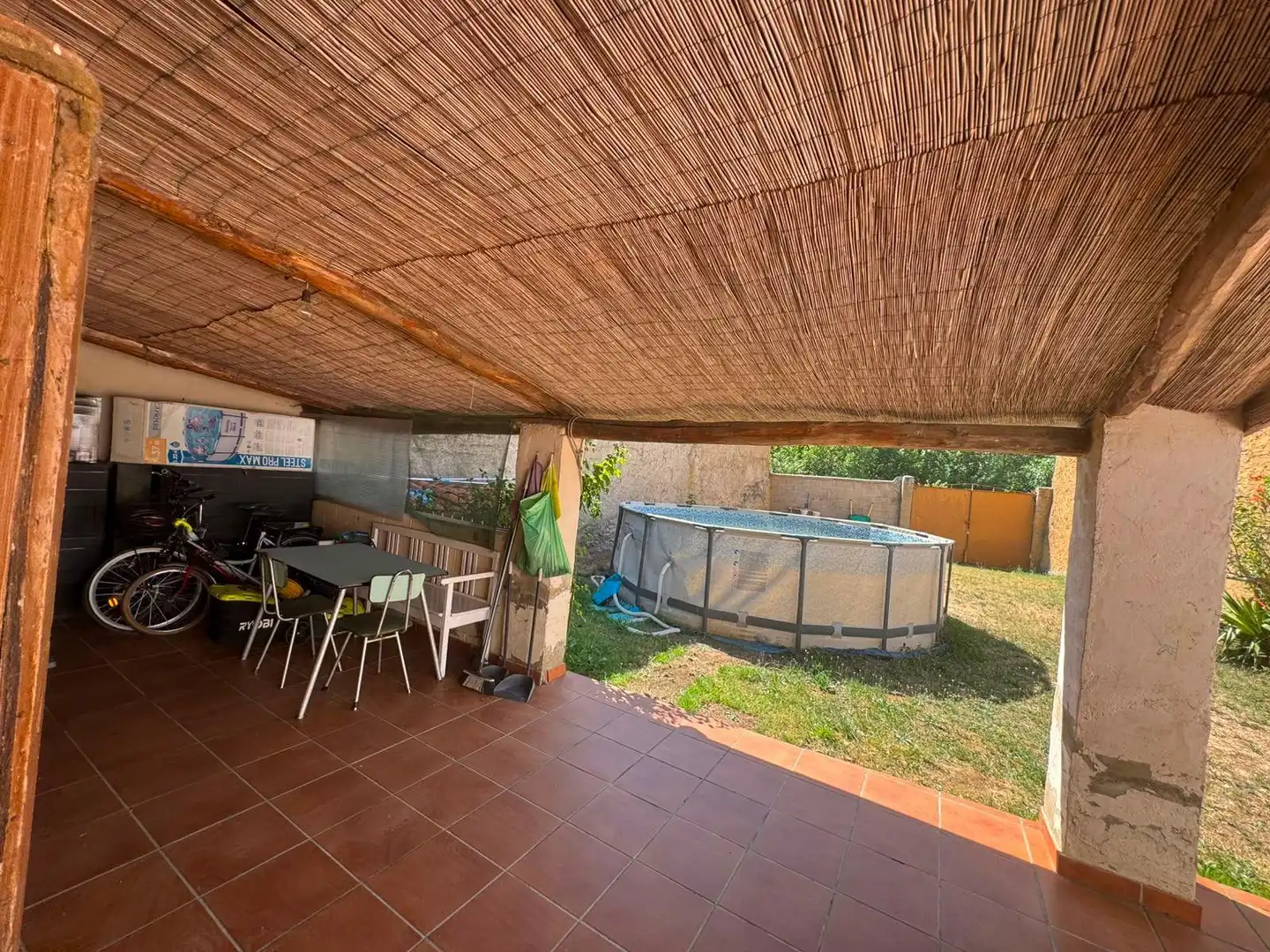 Terraza de Casa o chalet en venta en Mansilla de las Mulas con Calefacción, Jardín privado y Amueblado