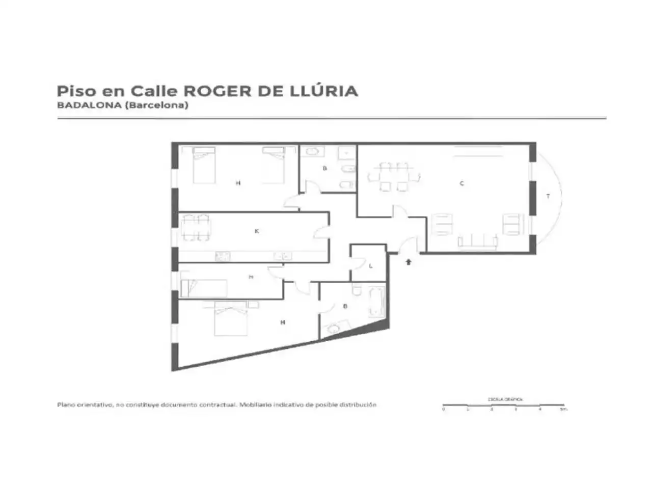 Piso en venta en Badalona con Terraza