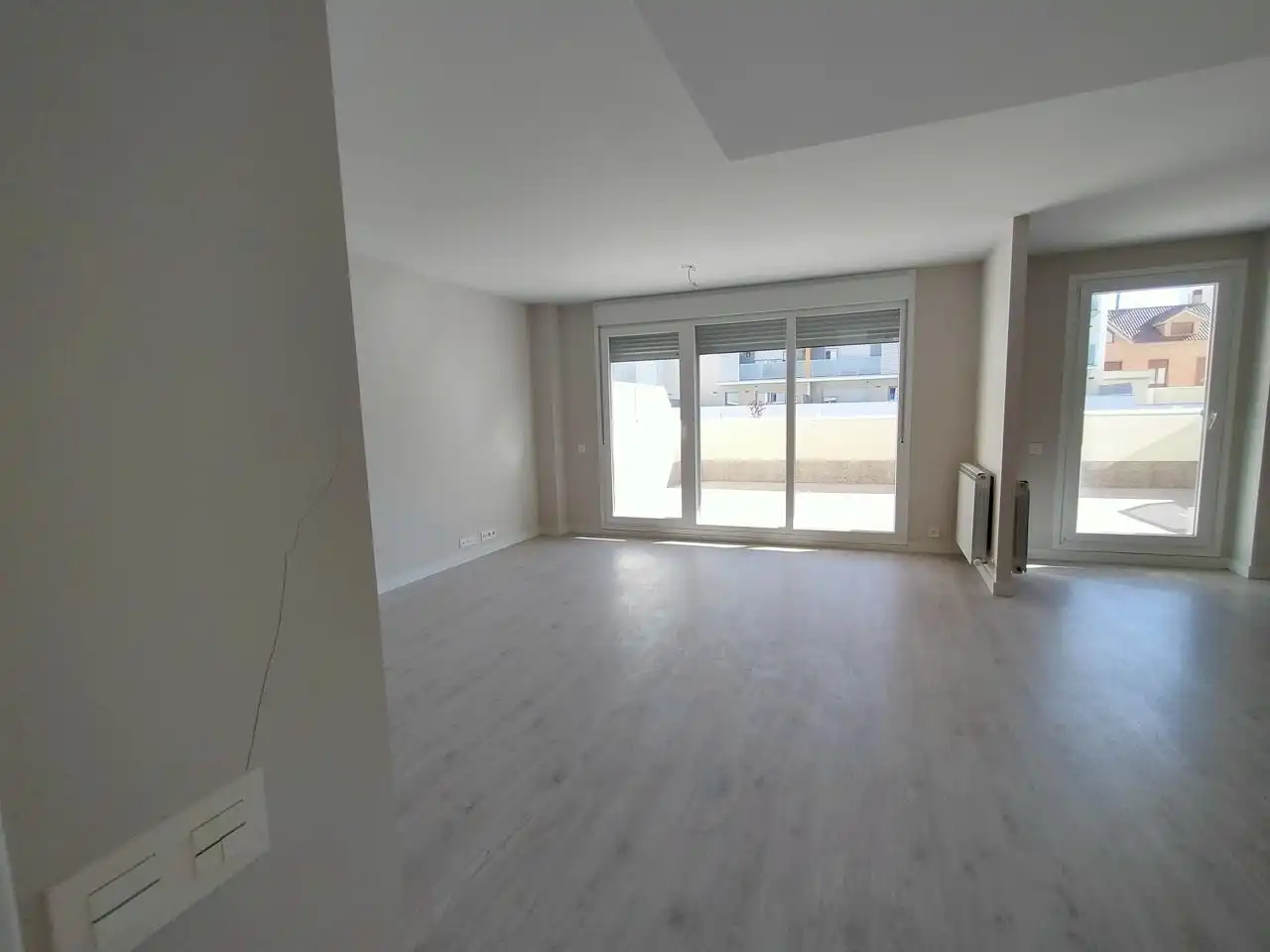 Wohnzimmer von Wohnung zum Verkauf in Zaragoza mit Klimaanlage, Heizung und Terrasse