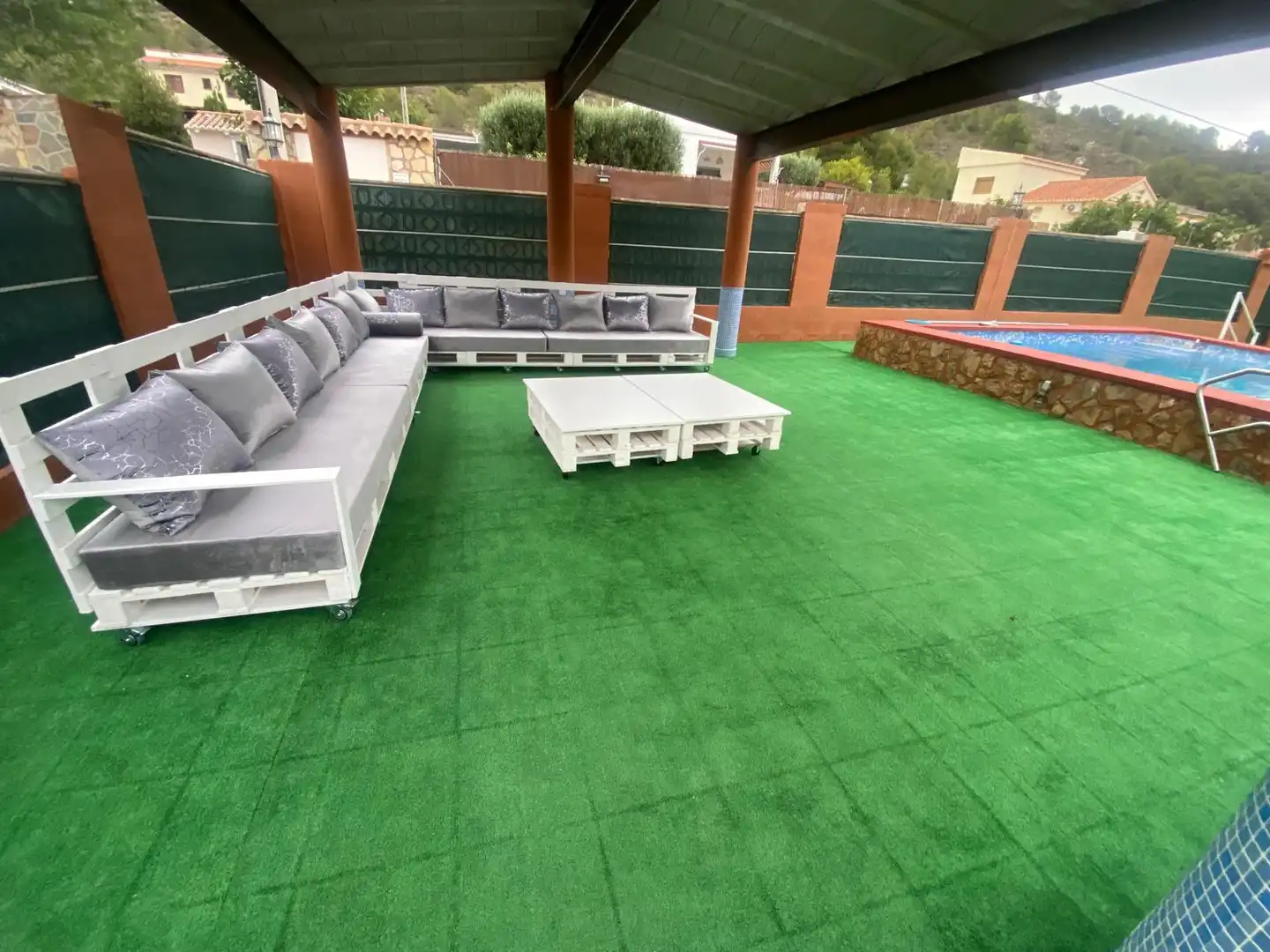 Terraza de Casa o chalet en venta en Estivella con Aire acondicionado, Calefacción y Jardín privado
