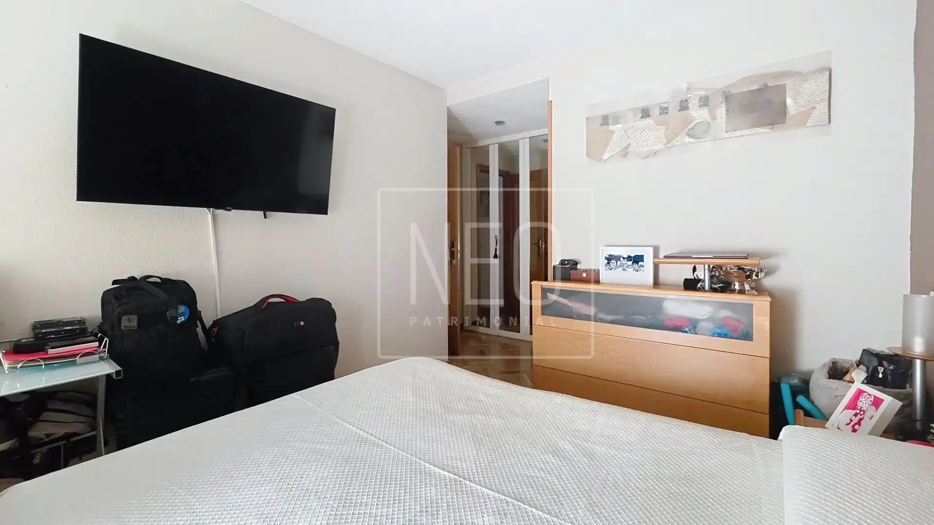 Schlafzimmer von Wohnung zum Verkauf in Alcorcón mit Klimaanlage, Heizung und Privatgarten