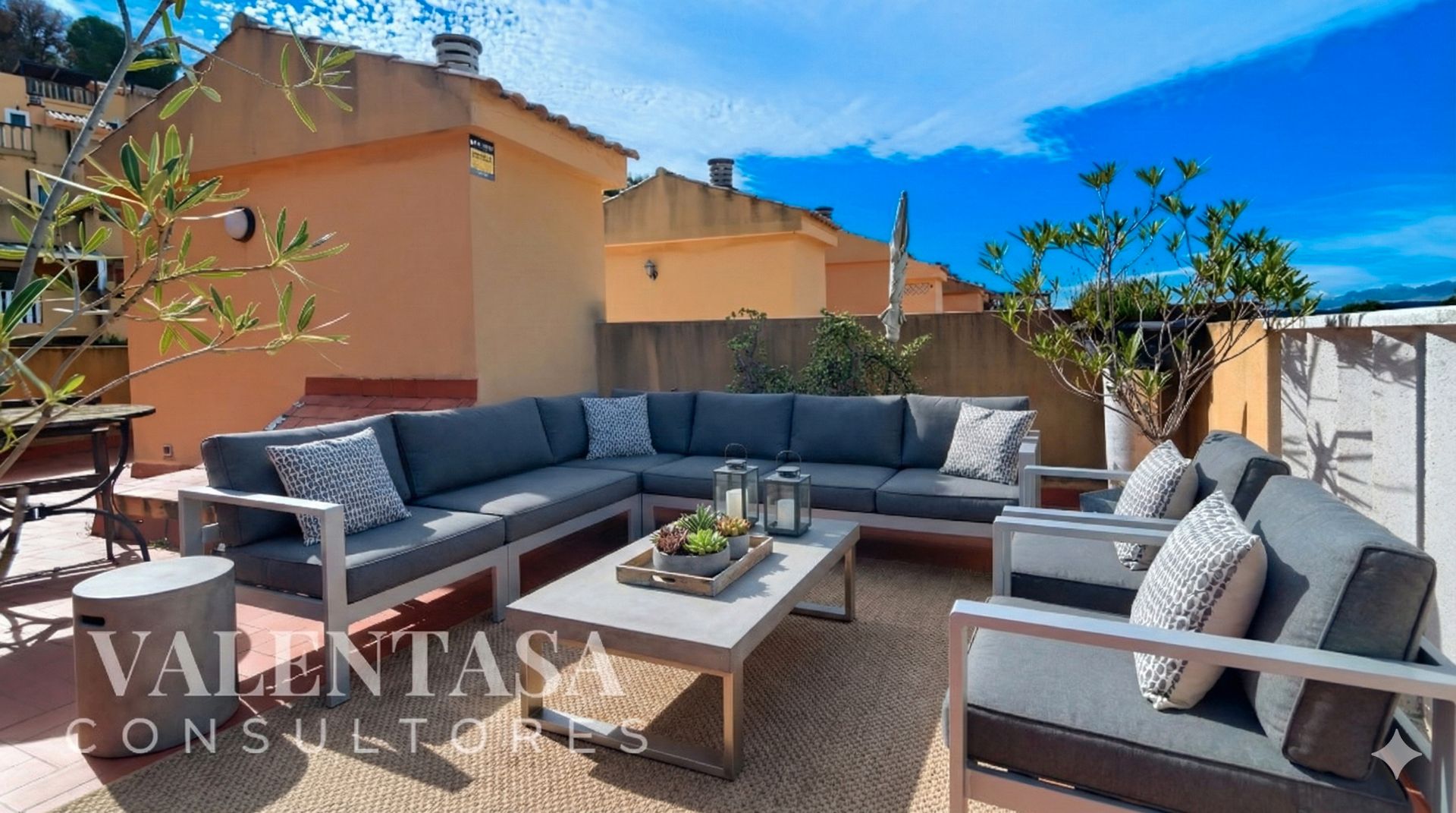 Terrace of Single-family semi-detached for sale in Chiva  with Air Conditioner, Private garden and Terrace