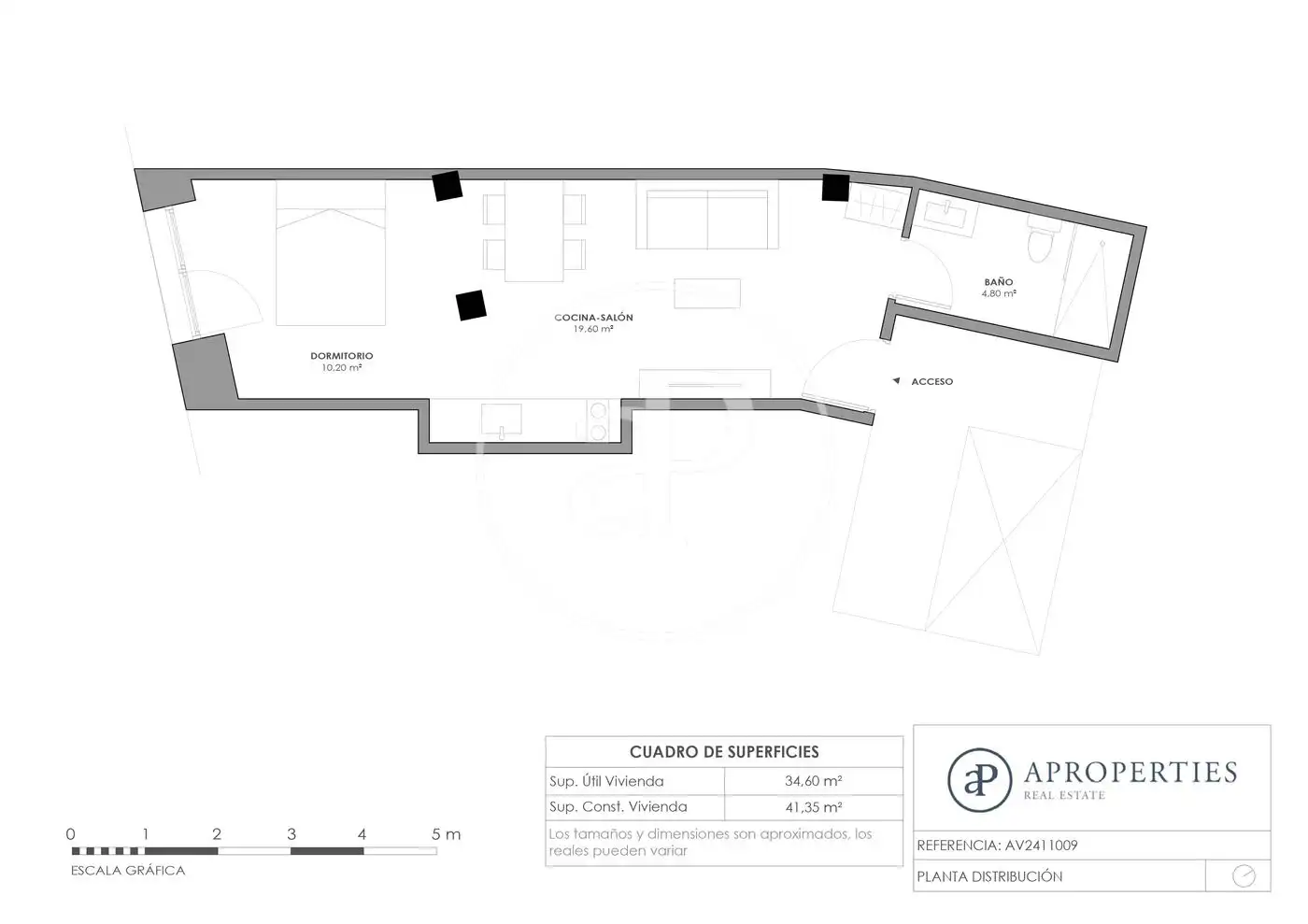 Loft zur Miete in Valencia mit Klimaanlage, Heizung und Möbliert