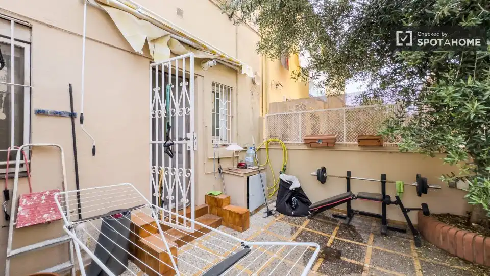 Terrace of Flat for rent in Barcelona  with Air Conditioner, Heating and Furnished