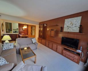 Living room of Flat to rent in Cerdanyola del Vallès  with Parquet flooring, Furnished and Community pool