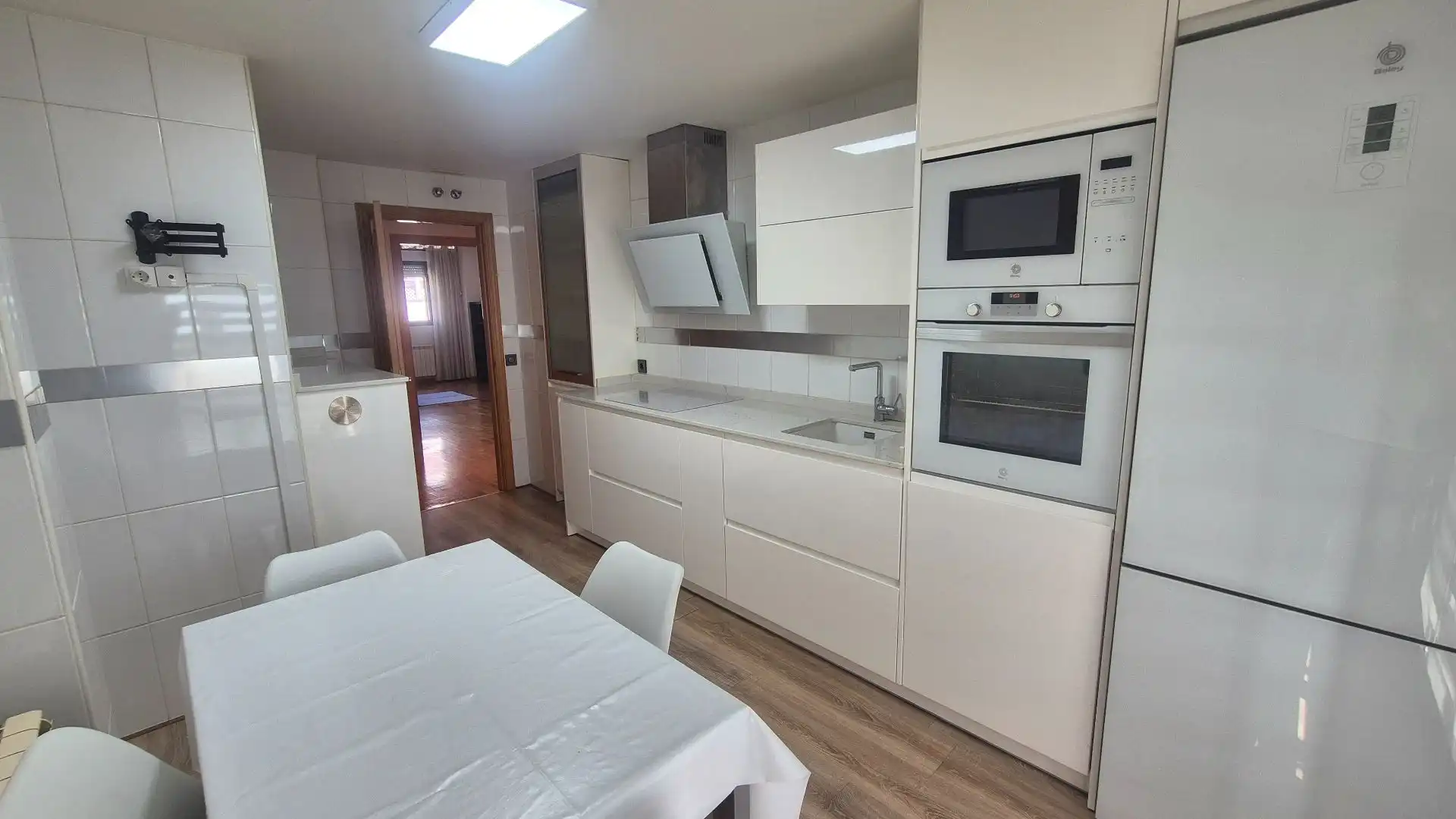 Kitchen of Flat for sale in Cistérniga  with Heating, Storage room and Furnished