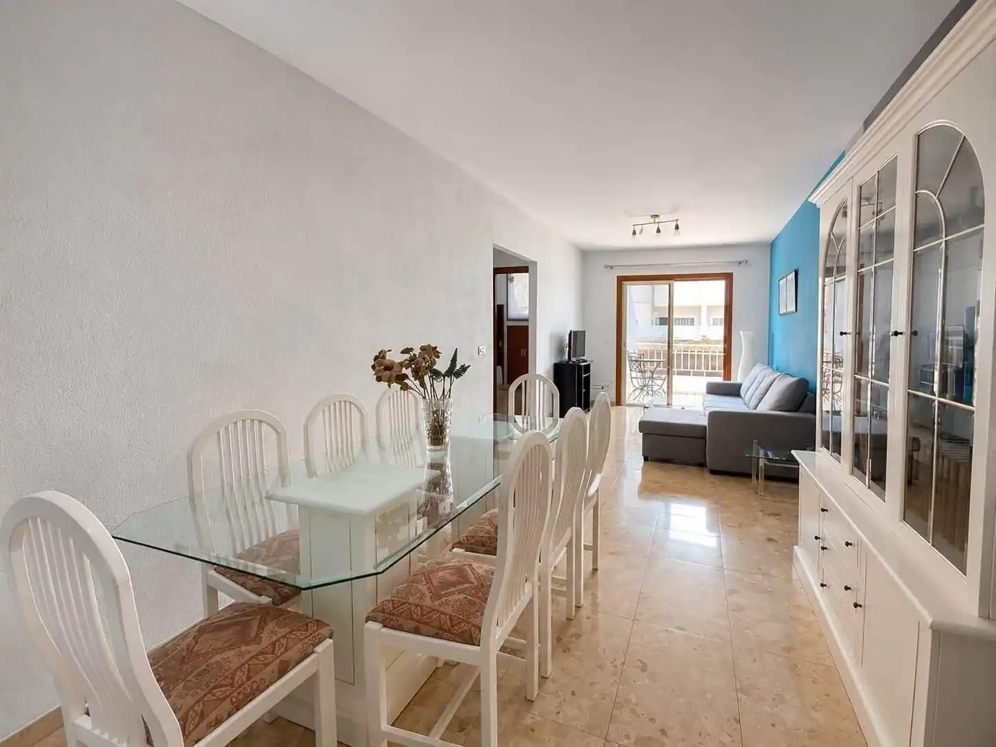 Comedor de Apartamento de alquiler en Santiago del Teide con Terraza y Amueblado