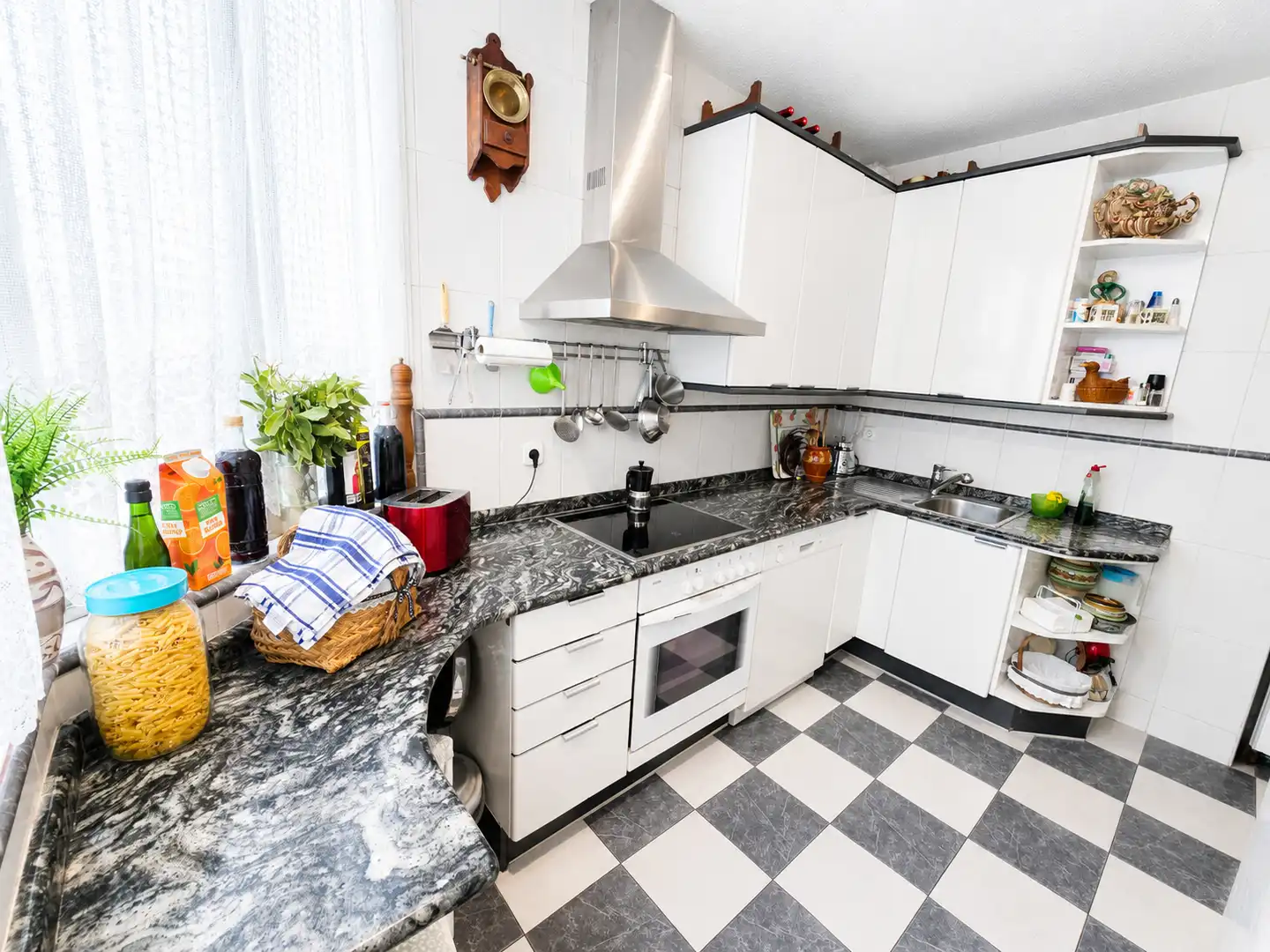 Kitchen of Flat for sale in Madrid  with Air Conditioner, Heating and Terrace