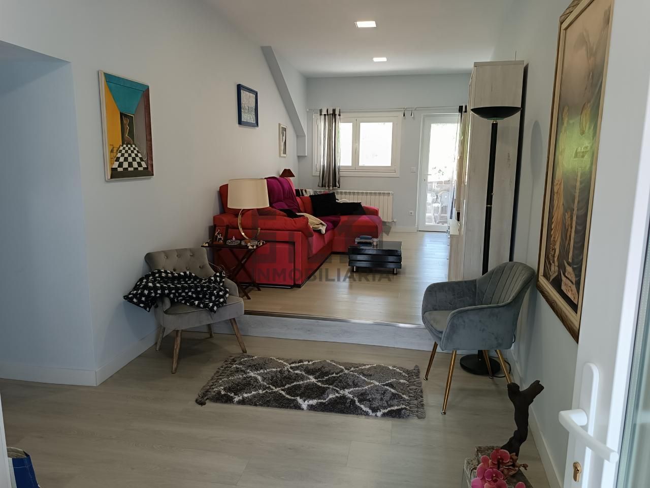 Sala d'estar de Casa o xalet en venda en Ourense Capital  amb Calefacció, Jardí privat i Terrassa