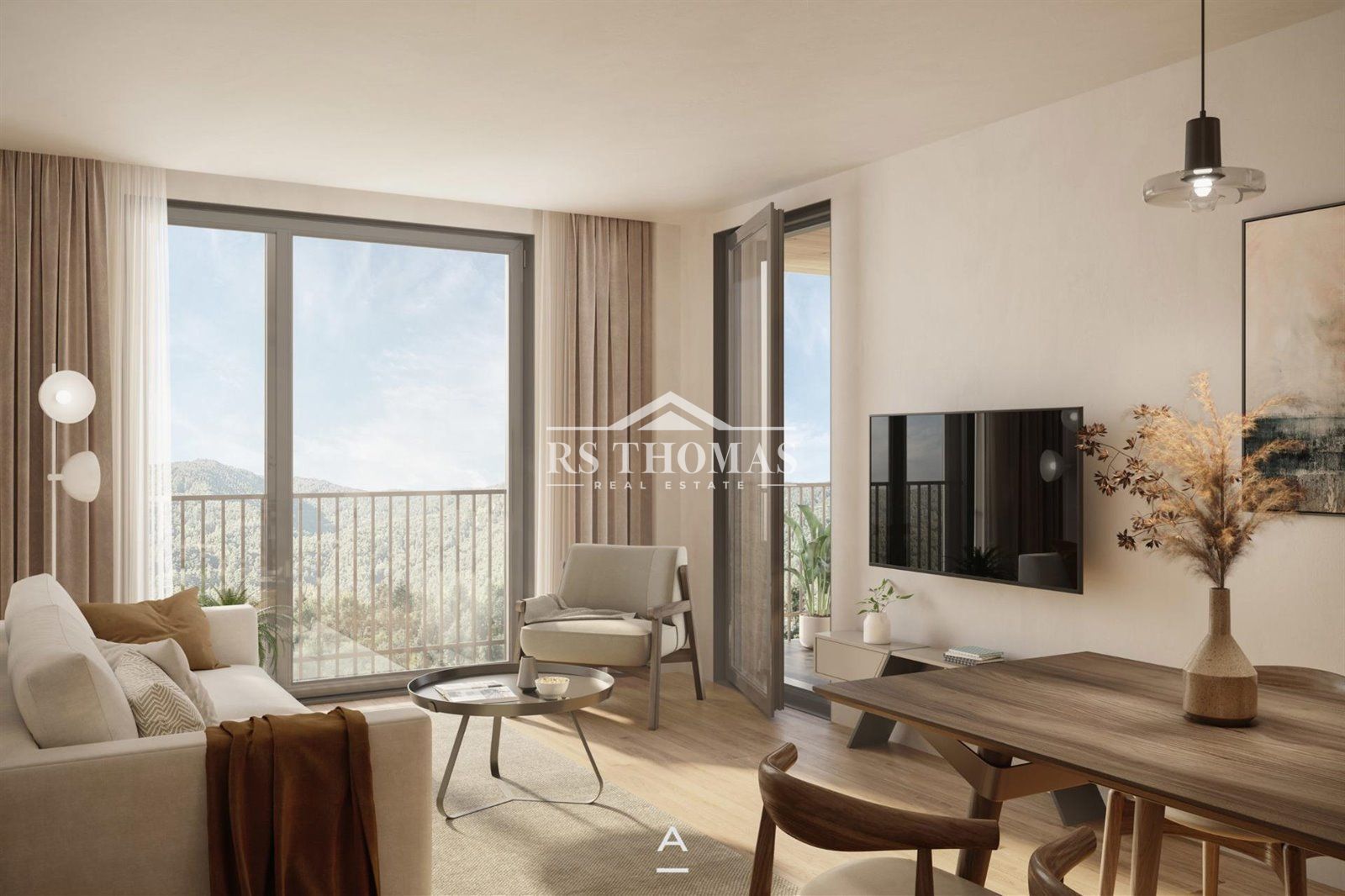 Sala de estar de Piso en venta en Encamp con Calefacción, Terraza y Trastero