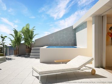 Attique avec piscine à vendre à Calle Florencia