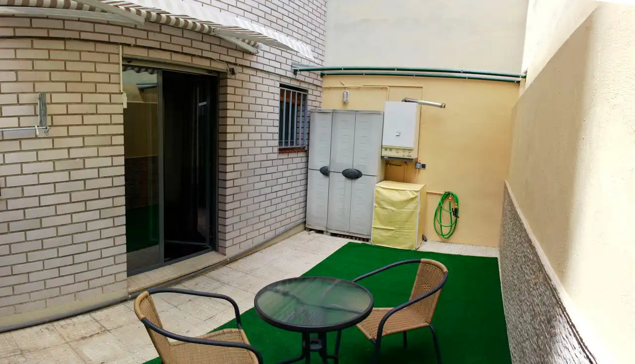 Terrace of Apartments for rent in Zaragoza  with Heating, Terrace and Furnished