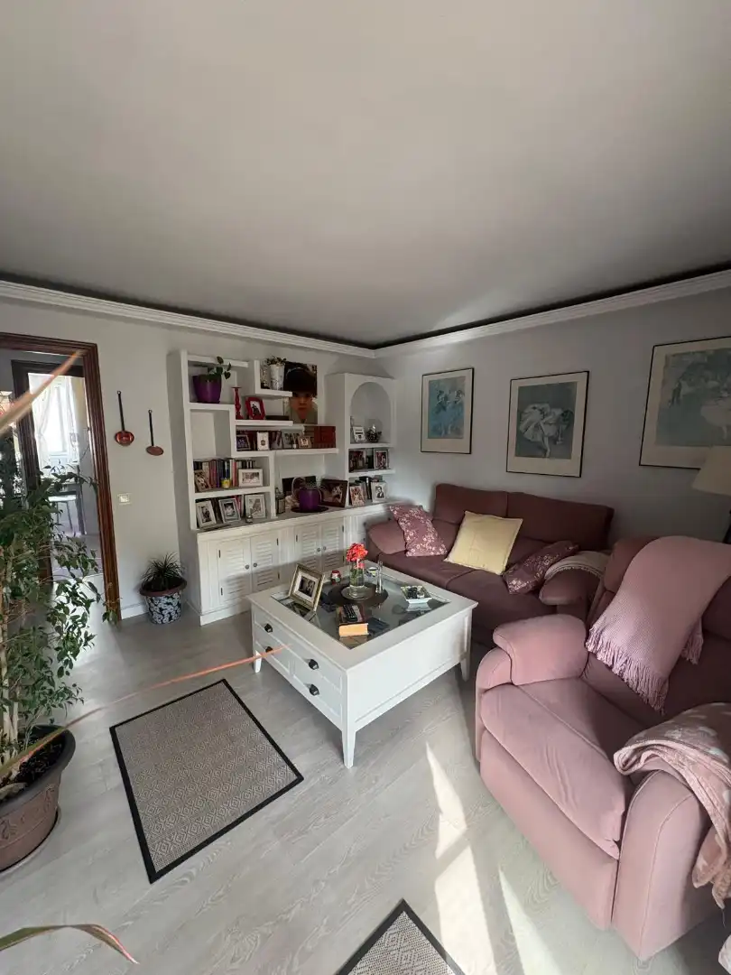 Living room of Flat for sale in Jerez de la Frontera  with Air Conditioner, Parquet flooring and Terrace