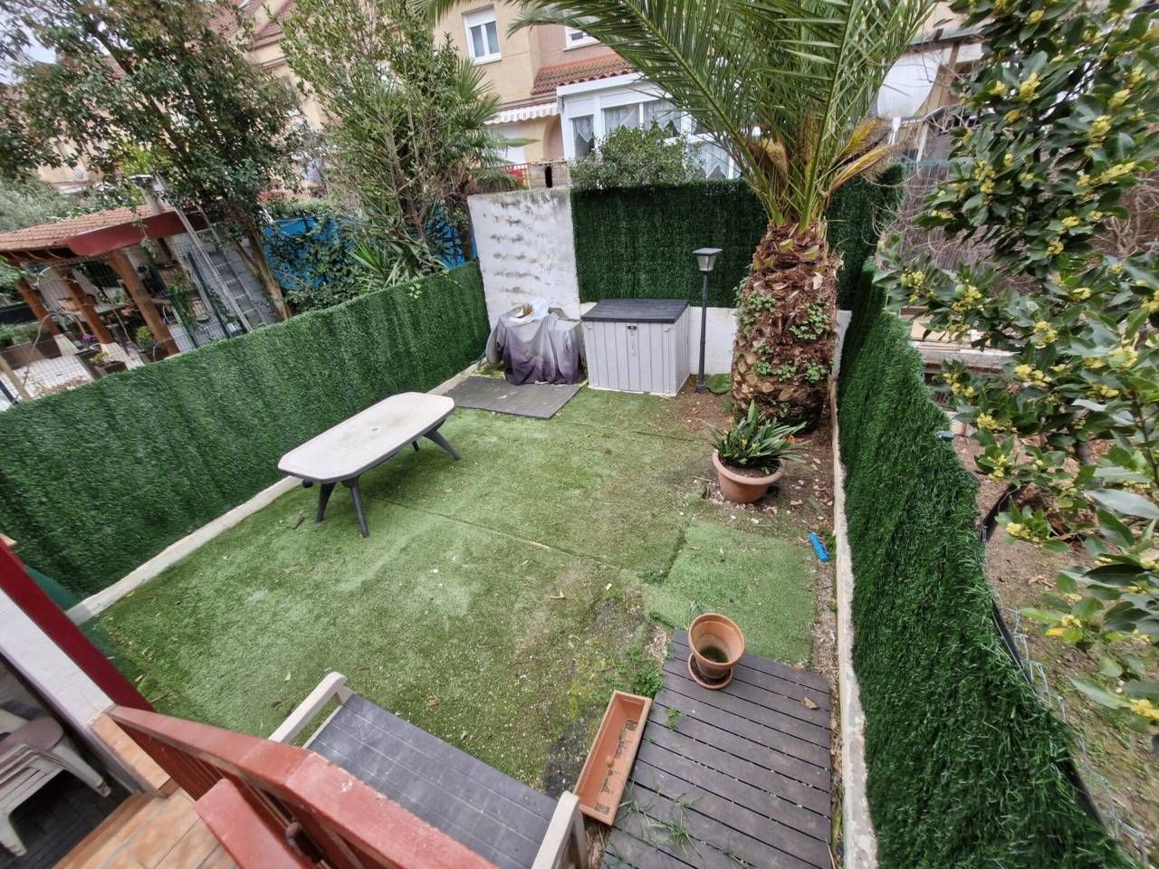 Garden of Single-family semi-detached for sale in  Logroño  with Heating, Private garden and Terrace