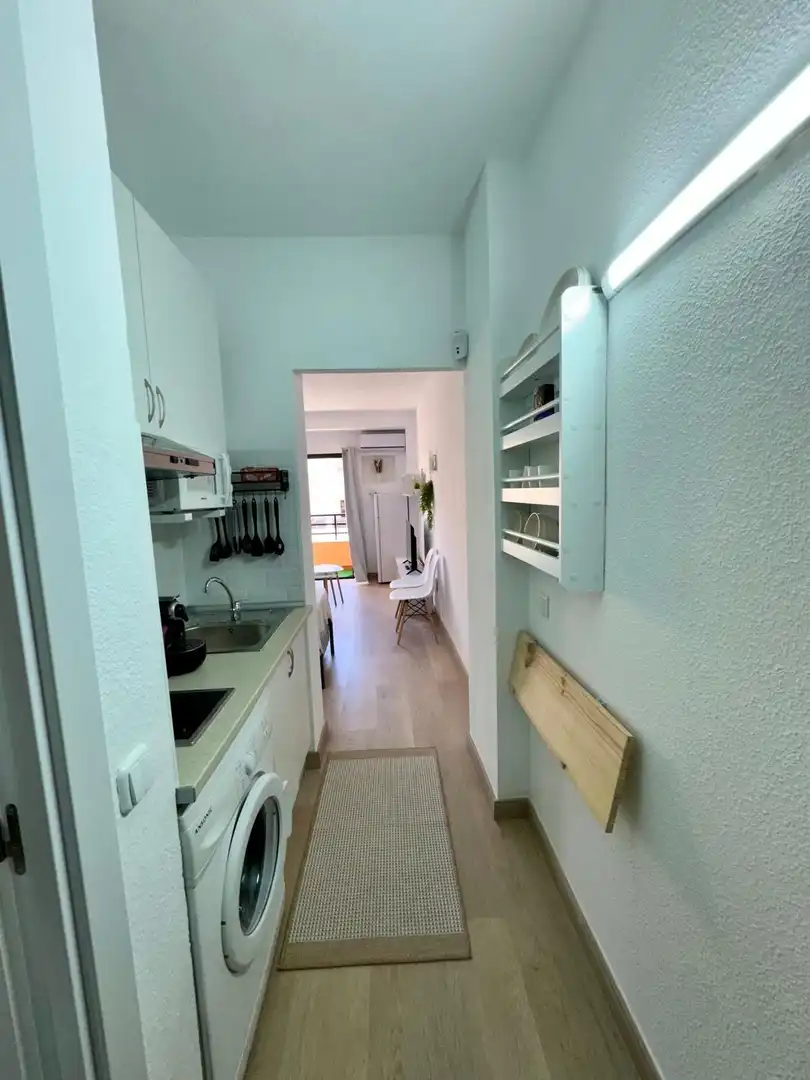 Kitchen of Study for rent in Torremolinos  with Air Conditioner and Furnished