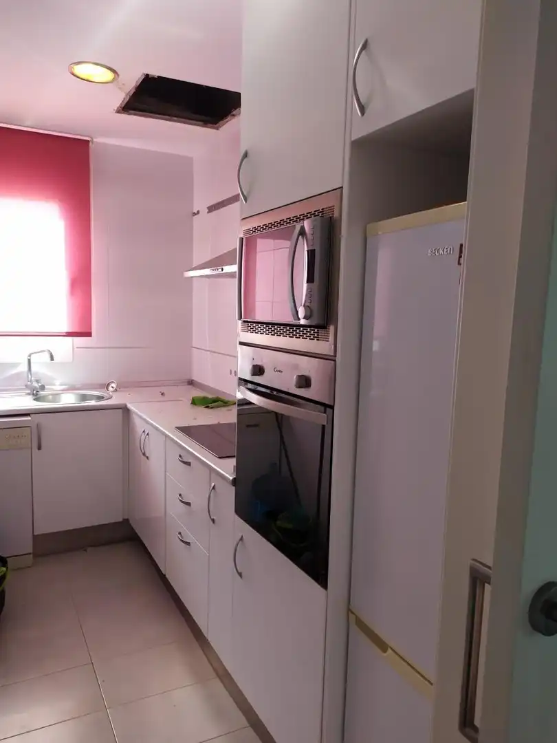 Kitchen of Flat for rent in Cartagena  with Air Conditioner, Parquet flooring and Furnished