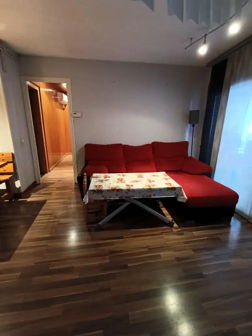Sala de estar de Piso de alquiler en Mollet del Vallès con Aire acondicionado, Calefacción y Parquet