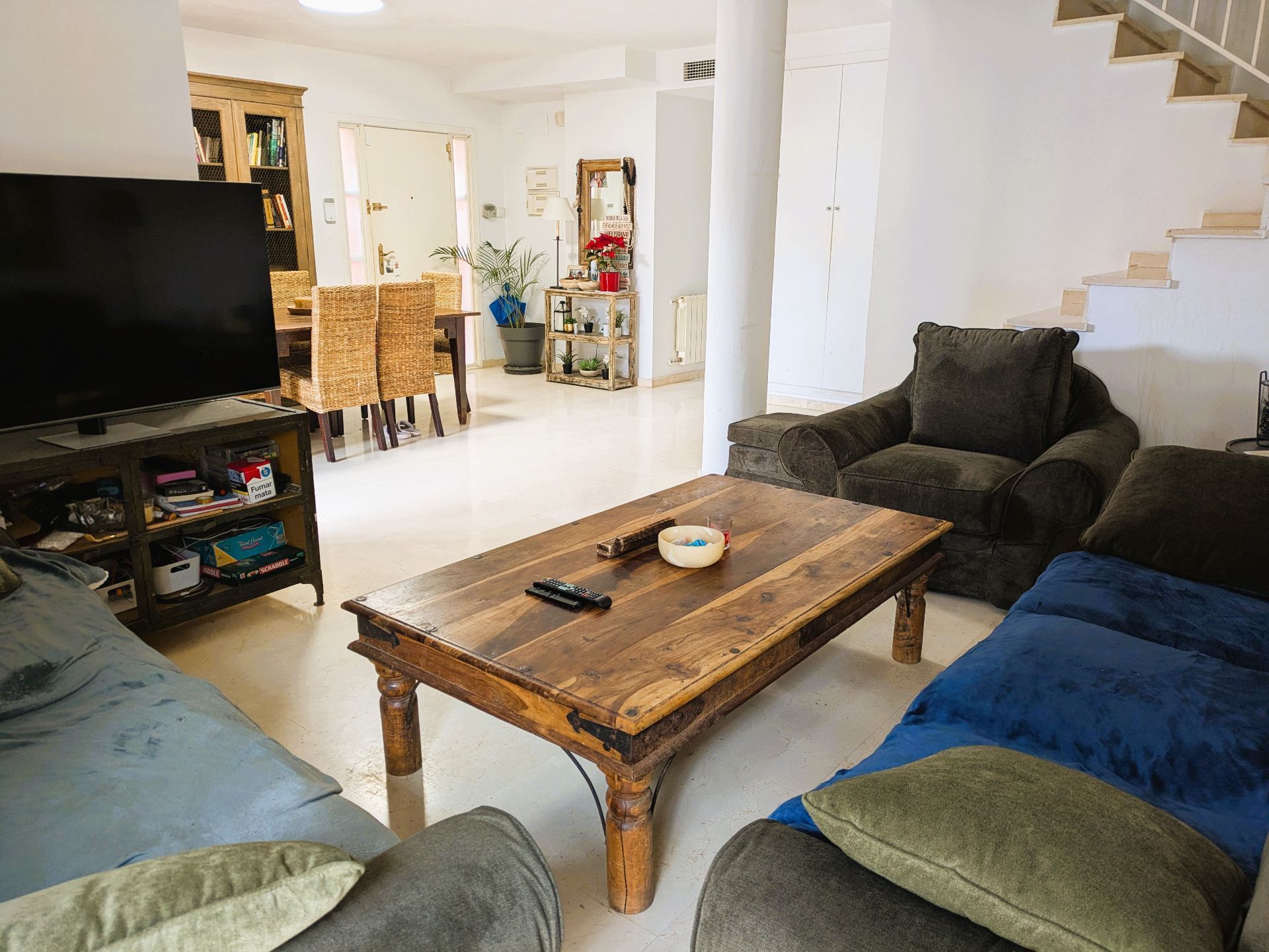 Sala de estar de Casa o chalet de alquiler en Mutxamel con Aire acondicionado, Calefacción y Jardín privado