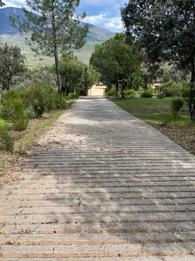 Vista exterior de Casa o chalet en venta en Los Navalucillos con Aire acondicionado, Calefacción y Jardín privado