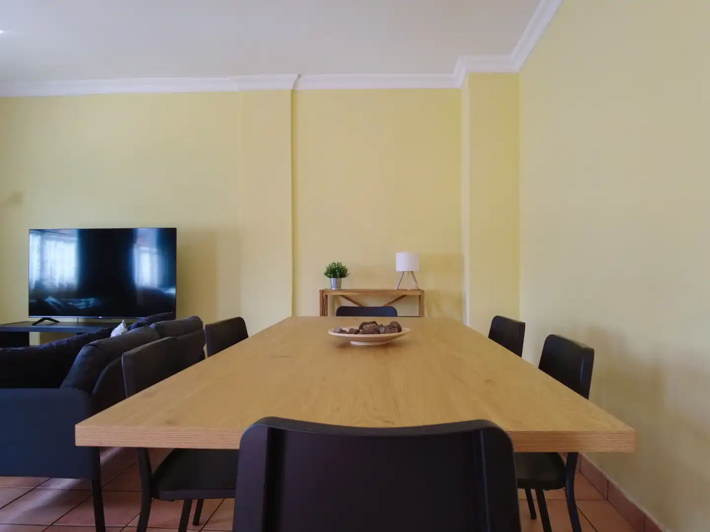 Comedor de Casa adosada de alquiler en La Orotava con Calefacción, Parquet y Amueblado