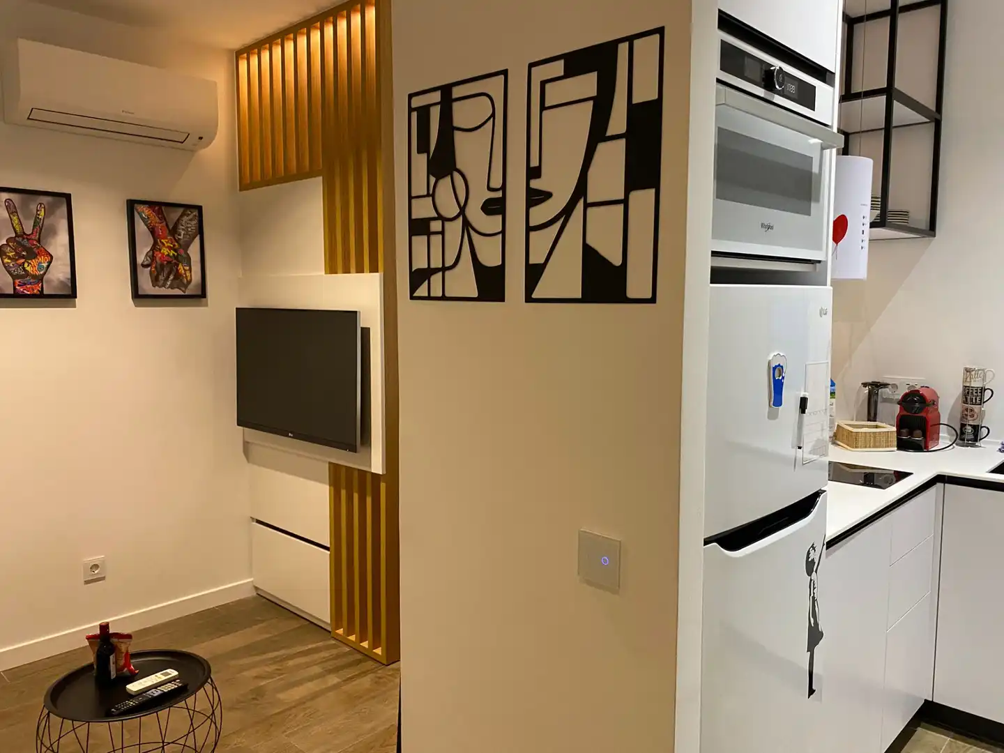 Küche von Wohnung zur Miete in Madrid mit Klimaanlage, Heizung und Möbliert