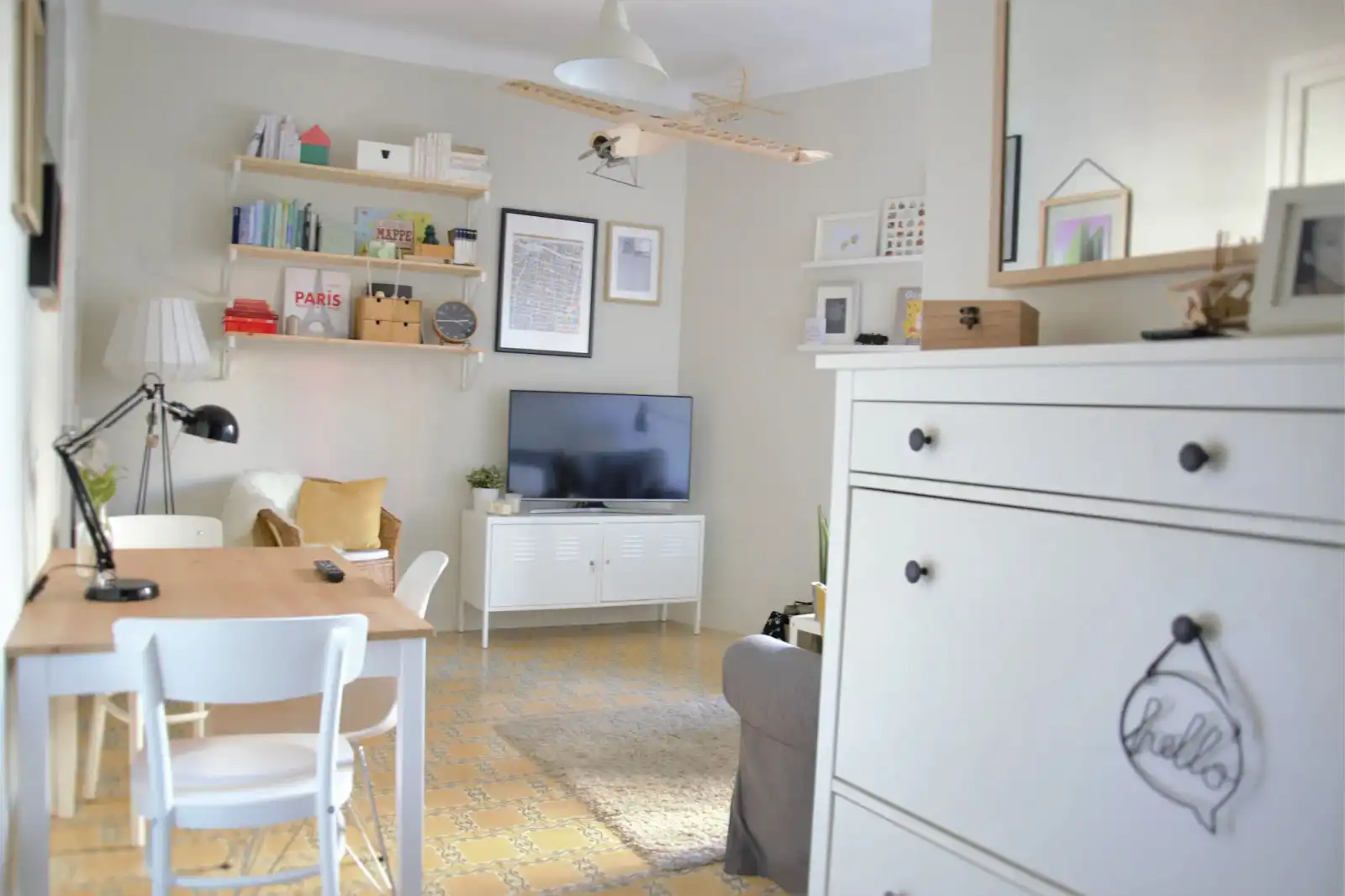Living room of Flat for rent in Gràcia