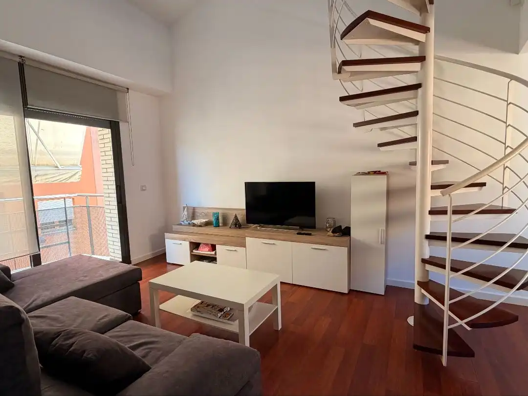 Wohnzimmer von Wohnung zum Verkauf in Sant Feliu de Guíxols mit Klimaanlage, Terrasse und Balkon