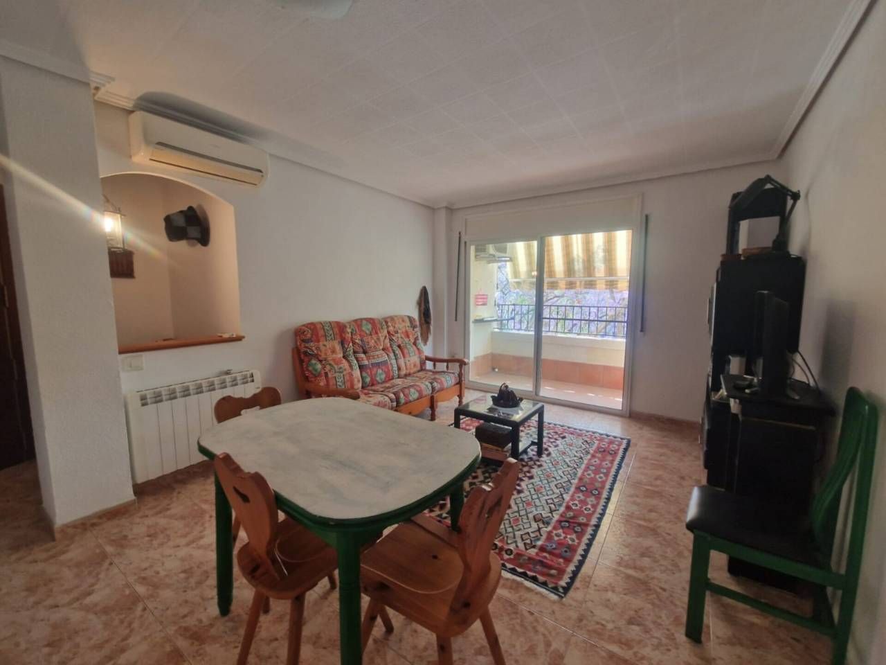 Sala d'estar de Pis en venda en Sant Carles de la Ràpita amb Aire condicionat, Traster i Moblat