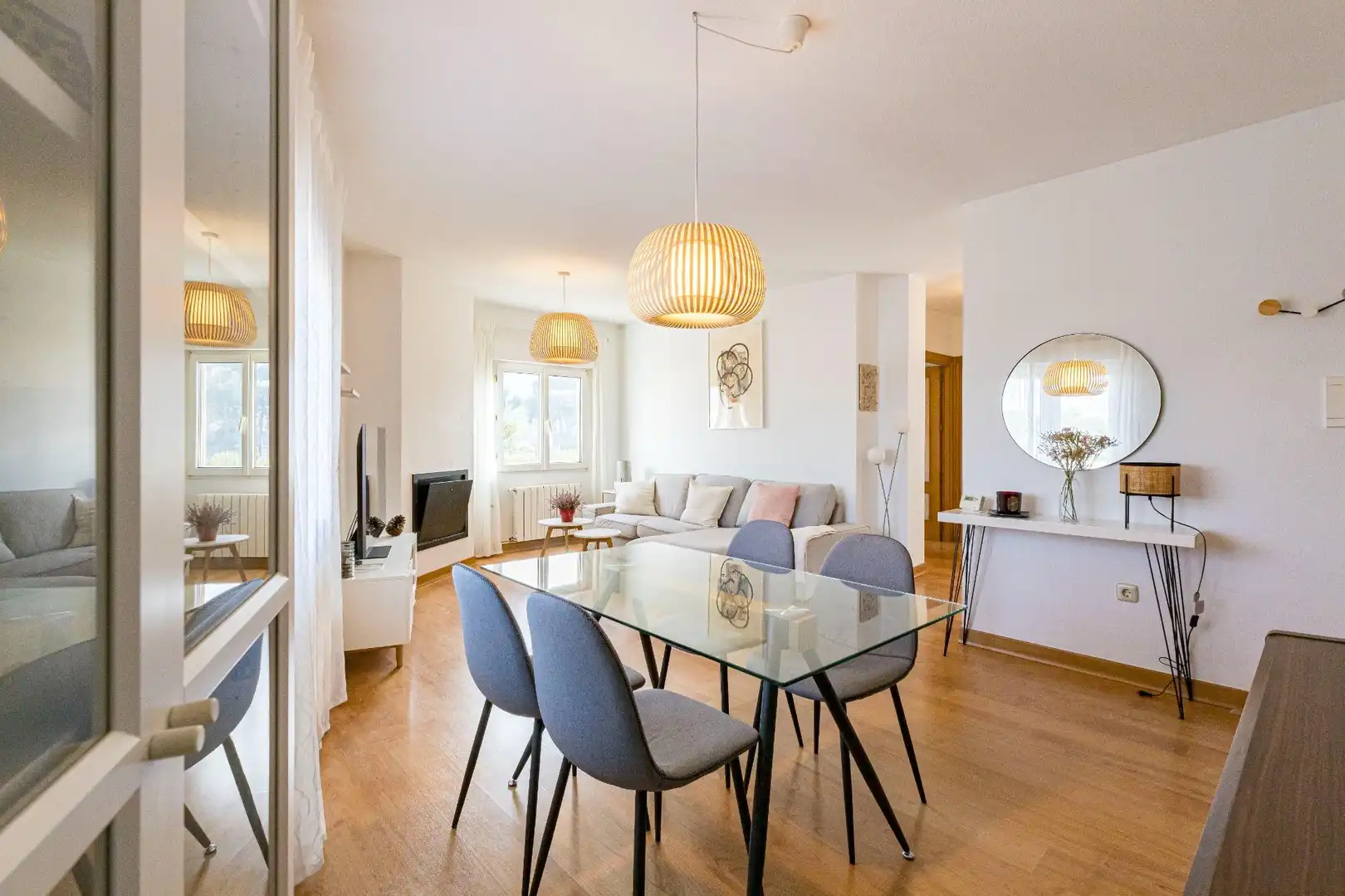 Dining room of Flat for sale in Murcia  with Air Conditioner, Private garden and Furnished
