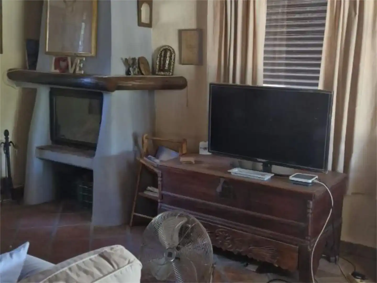 Living room of Houses for rent in Barbate  with Private garden, Parquet flooring and Swimming Pool