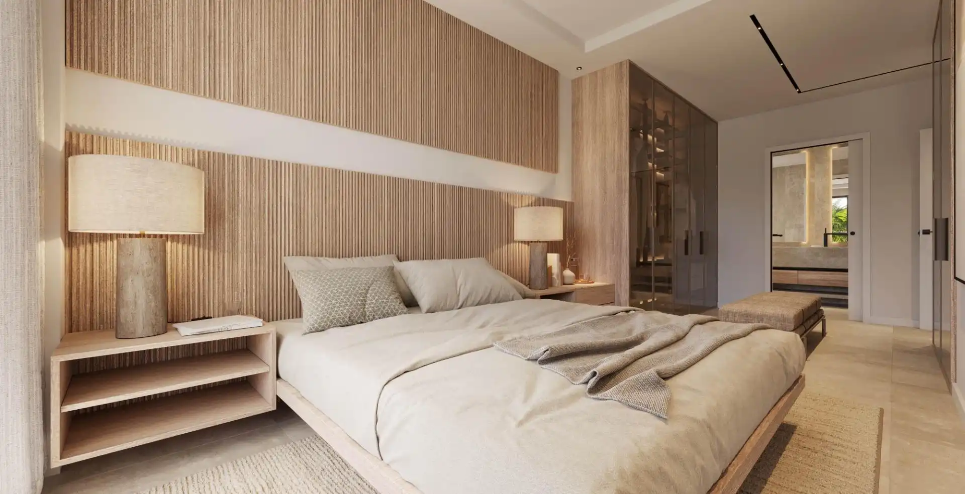 Habitación de Planta baja en venta en Estepona con Aire acondicionado, Jardín privado y Terraza