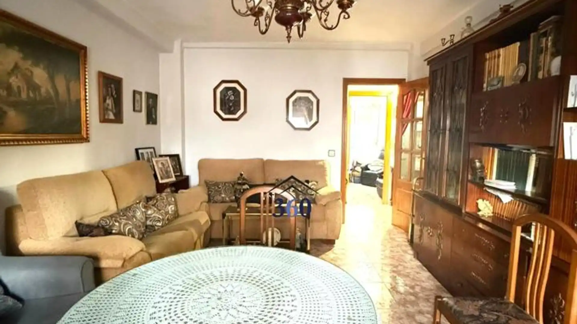 Living room of Flat for sale in Cáceres Capital  with Terrace and Furnished