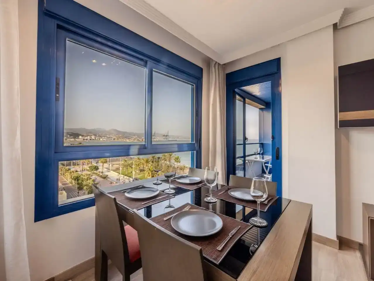 Dining room of Flat for sale in Málaga Capital  with Air Conditioner