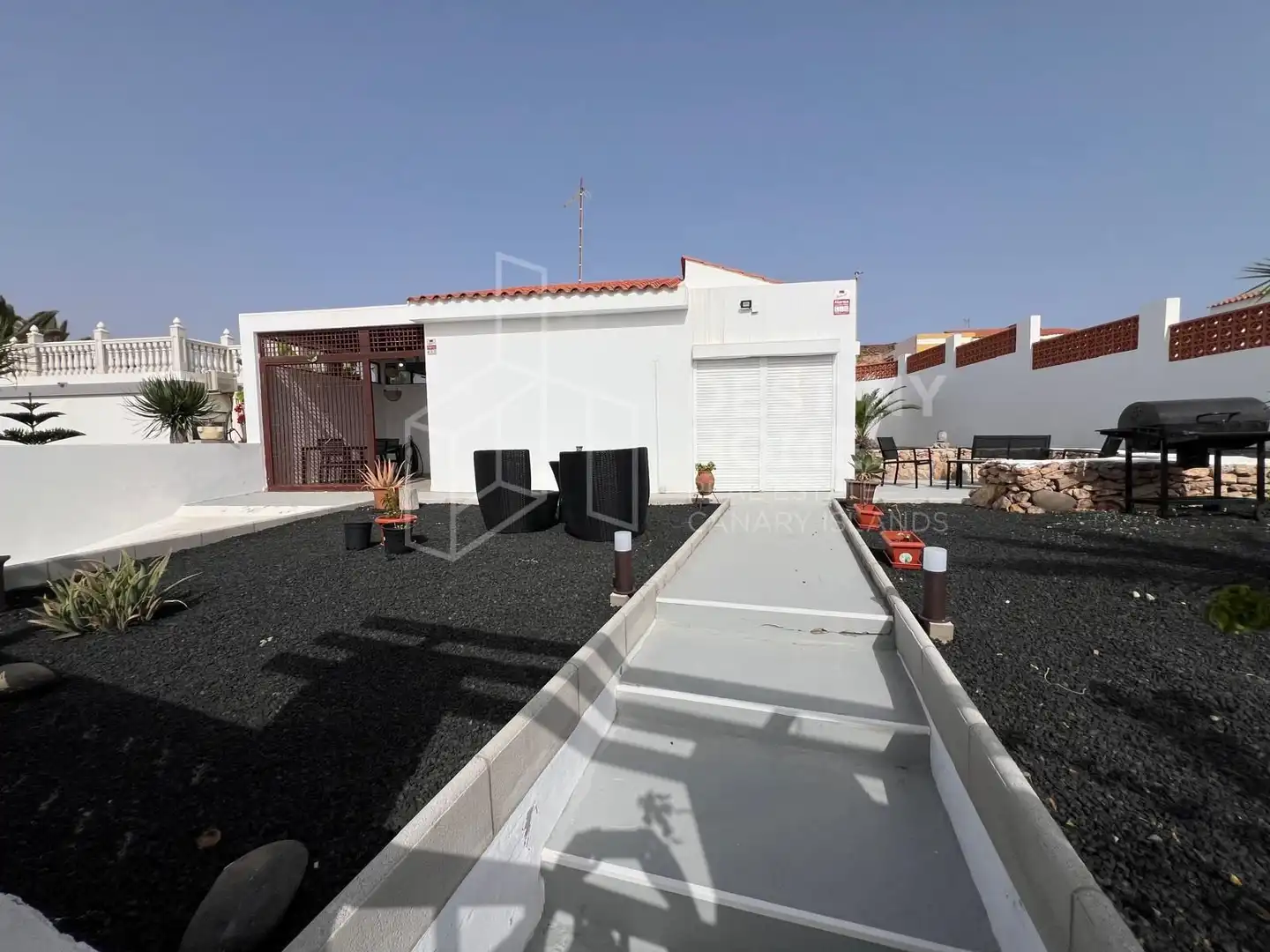 Terrassa de Casa o xalet en venda en La Oliva amb Jardí privat, Terrassa i Traster