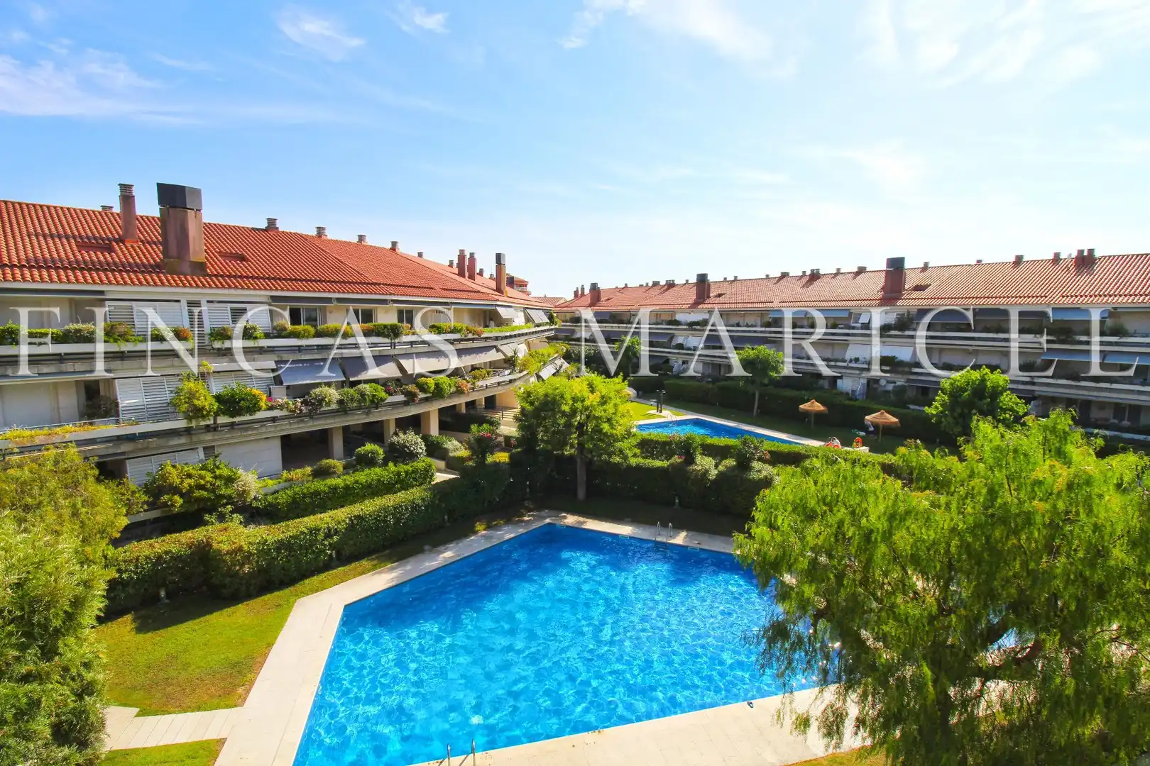 Jardín de Ático en venta en Sitges con Aire acondicionado, Calefacción y Terraza