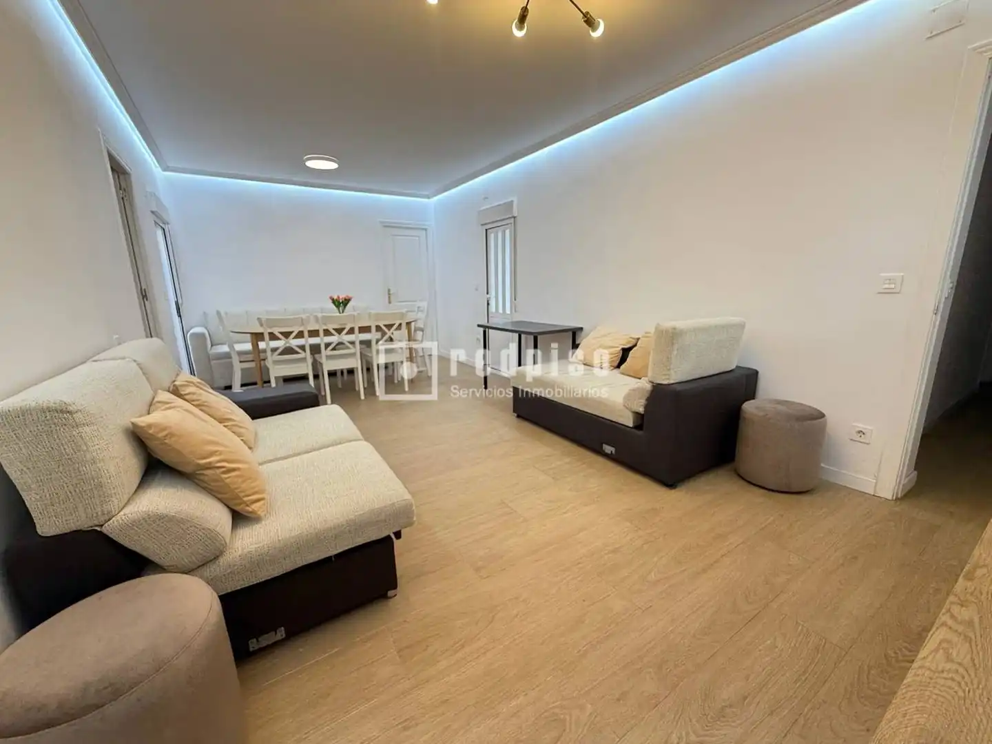 Sala de estar de Piso en venta en Madrid con Terraza y Amueblado
