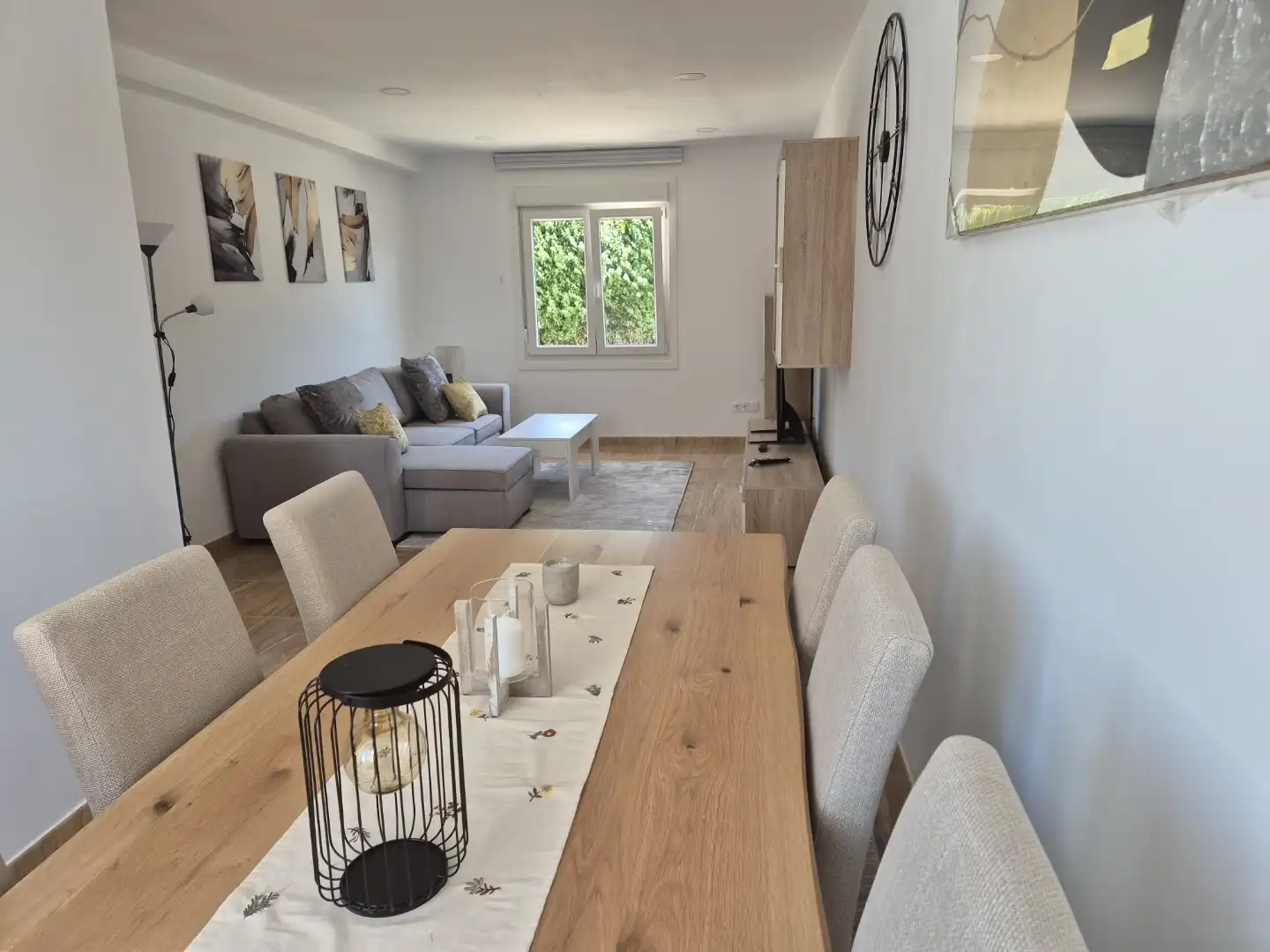 Living room of Houses for rent in Carballo  with Private garden, Parquet flooring and Storage room