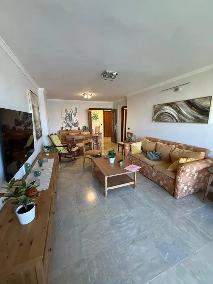 Living room of Flat for rent in Santa Cruz de Tenerife  with Air Conditioner, Furnished and Balcony