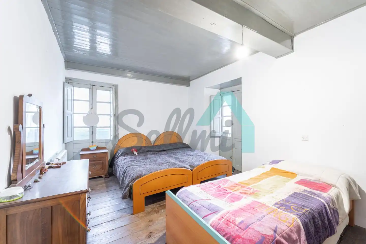Habitación de Casa adosada en venta en Quirós con Parquet y Trastero