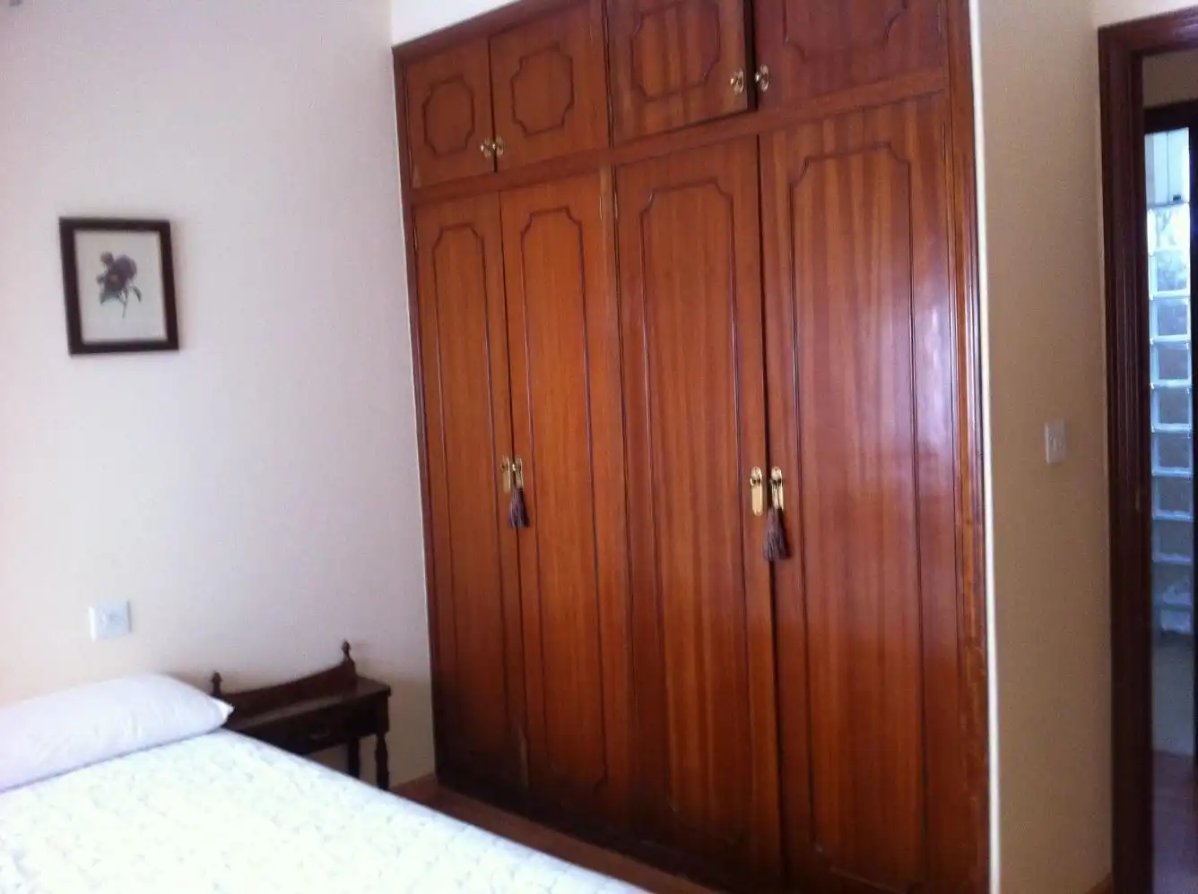 Bedroom of Attic for rent in Ferrol  with Heating, Parquet flooring and Furnished