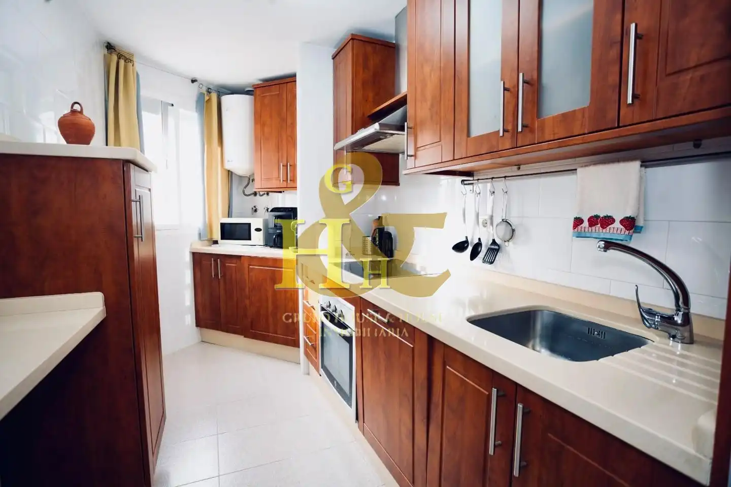Cocina de Piso en venta en Sanlúcar de Barrameda con Aire acondicionado, Terraza y Trastero